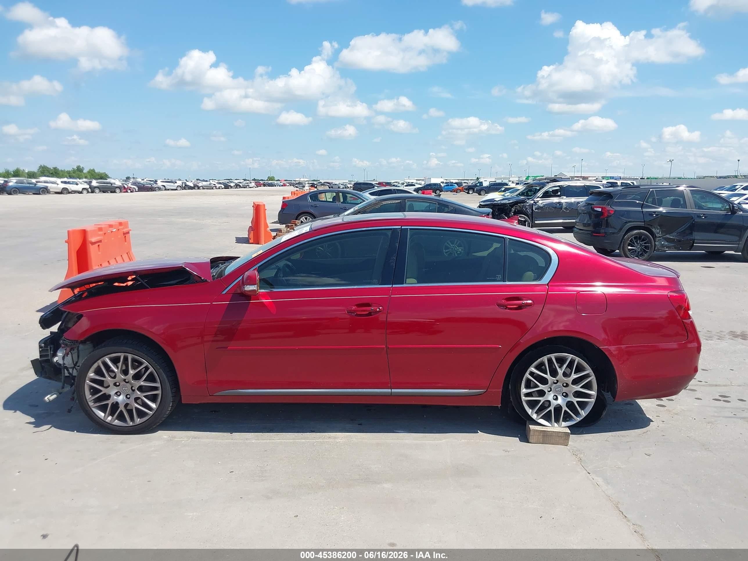 2010 Lexus Gs 350   Red vin: JTHCE1KS2A0024786