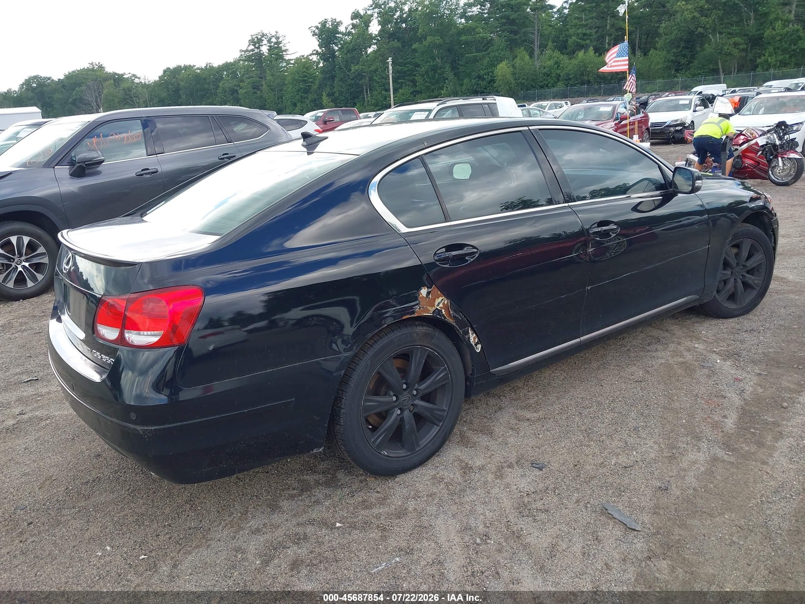 2010 Lexus Gs 350   Black vin: JTHCE1KS2A0027655