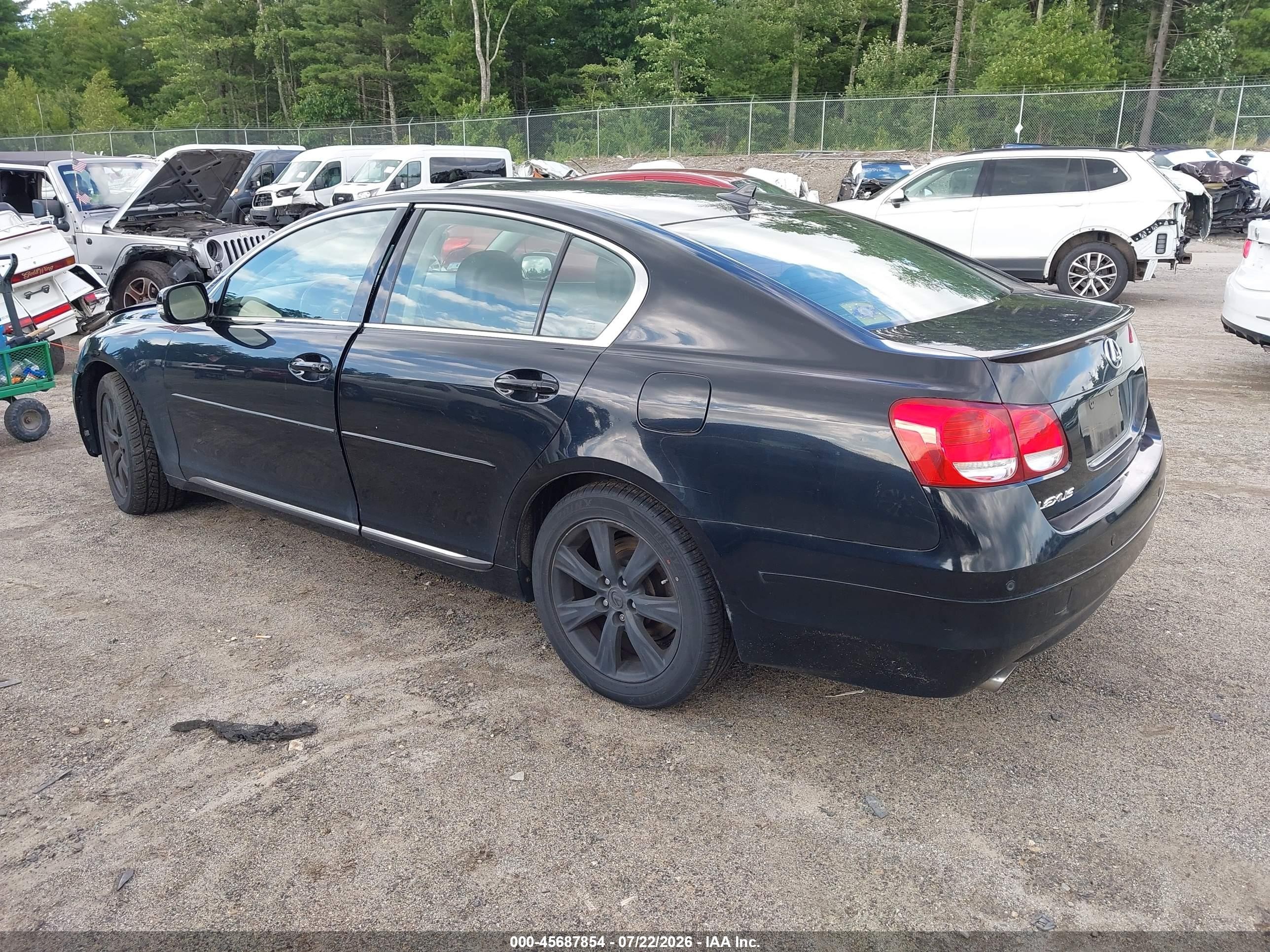 2010 Lexus Gs 350   Black vin: JTHCE1KS2A0027655