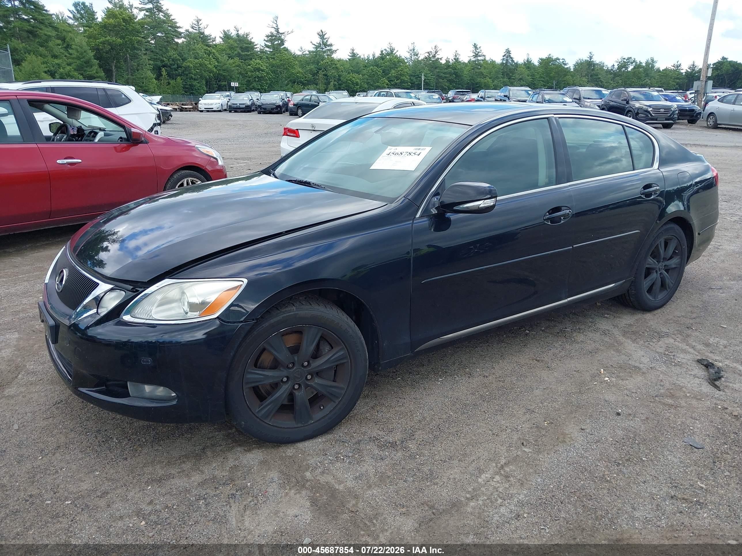 2010 Lexus Gs 350   Black vin: JTHCE1KS2A0027655