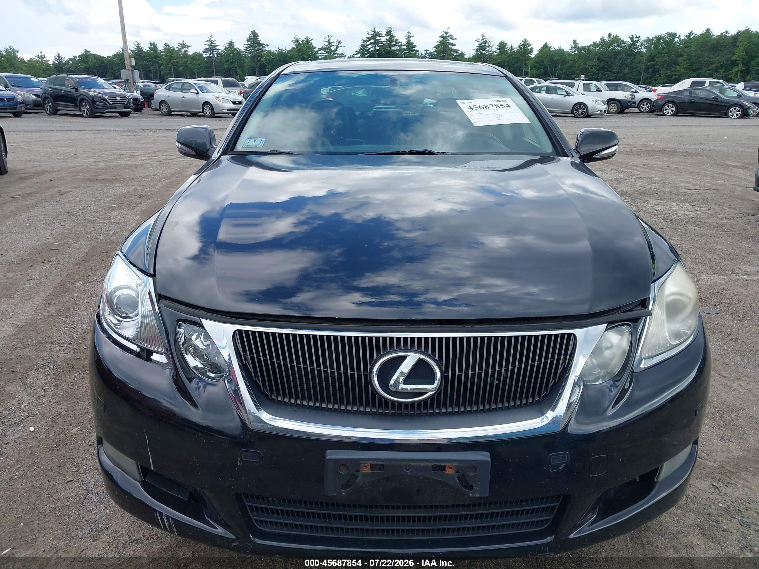 2010 Lexus Gs 350   Black vin: JTHCE1KS2A0027655
