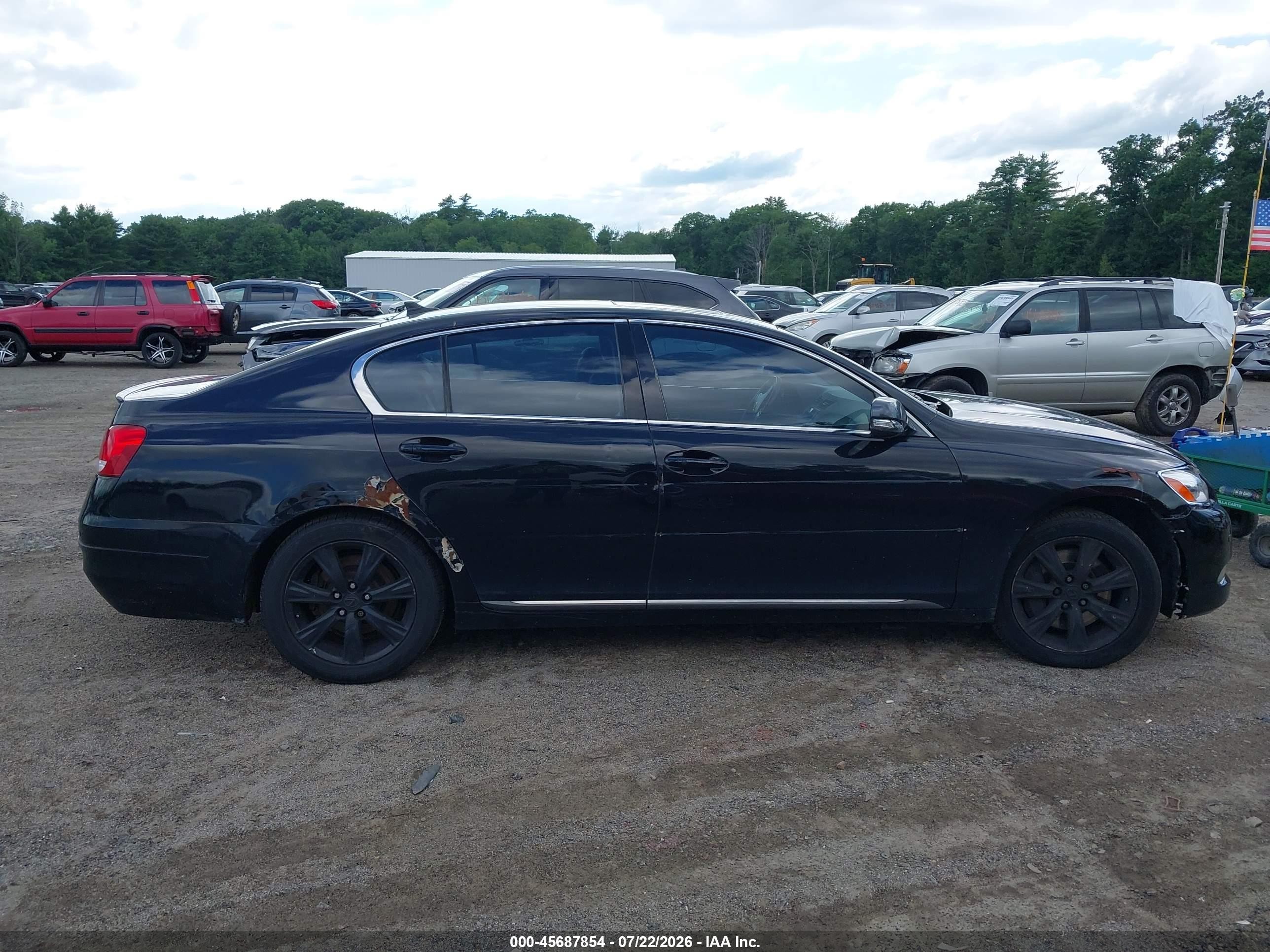 2010 Lexus Gs 350   Black vin: JTHCE1KS2A0027655