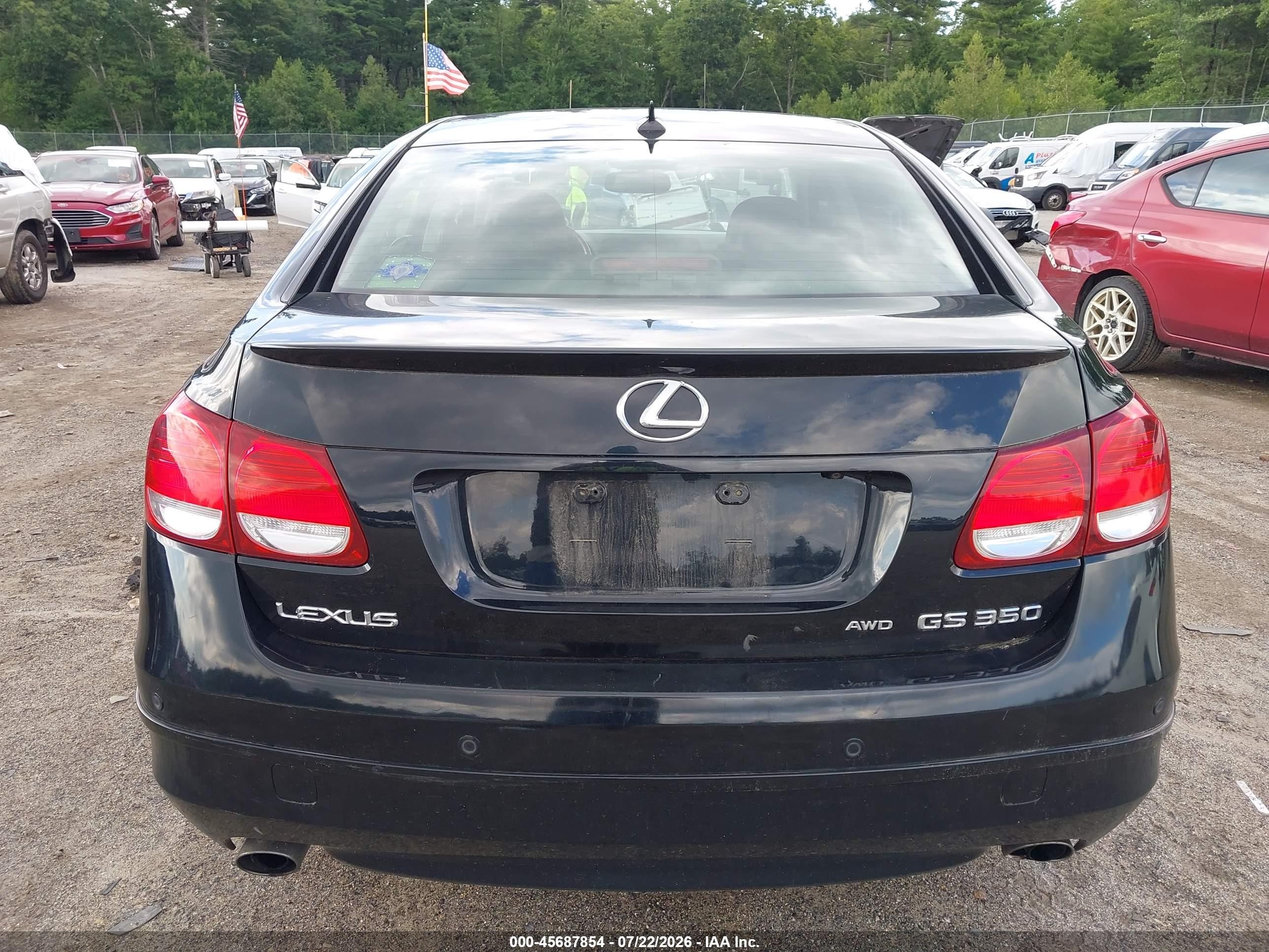2010 Lexus Gs 350   Black vin: JTHCE1KS2A0027655