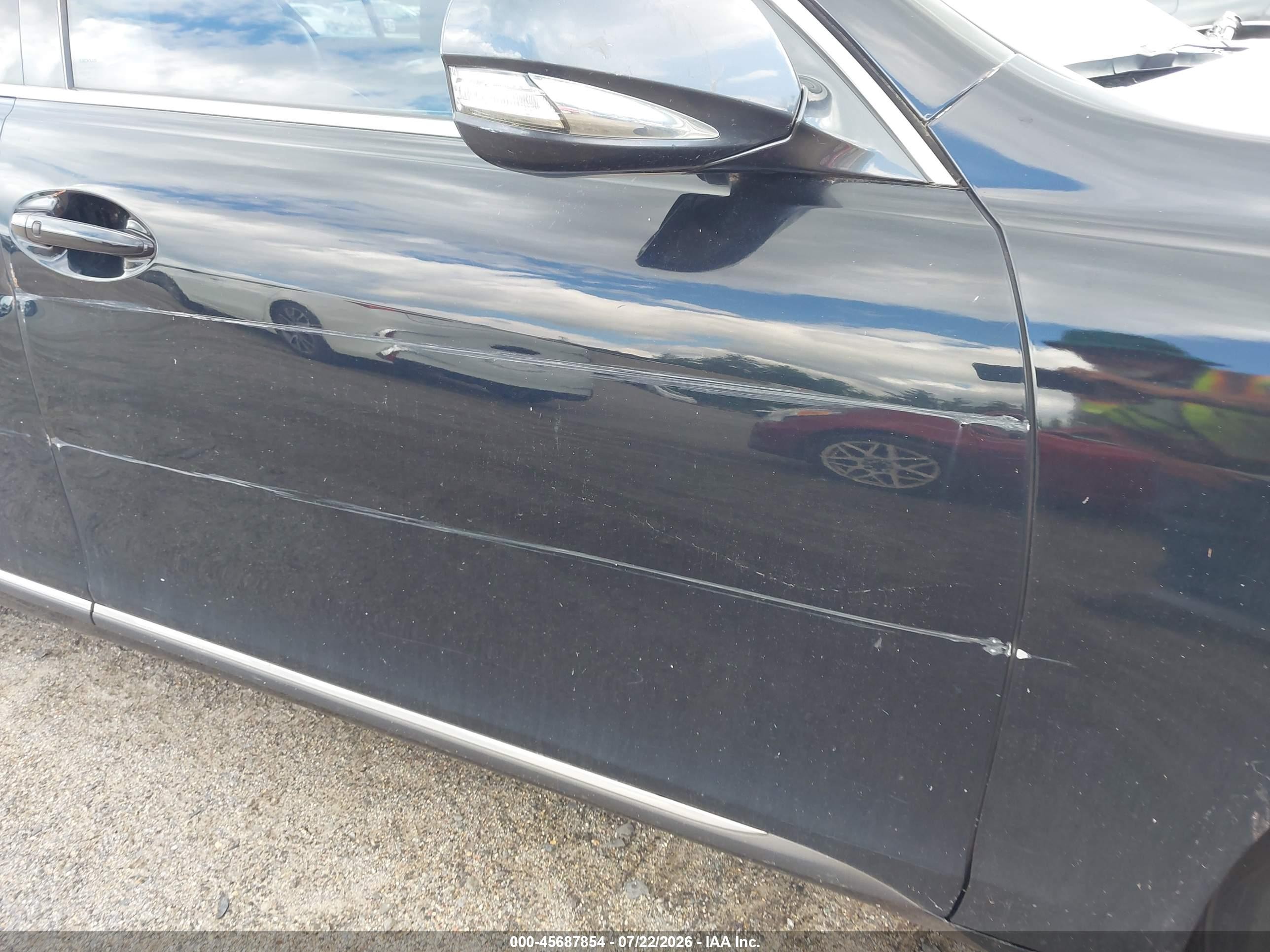 2010 Lexus Gs 350   Black vin: JTHCE1KS2A0027655