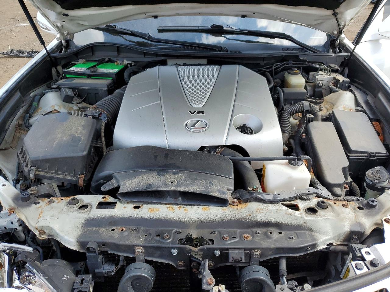 2011 Lexus Gs 350 White vin: JTHCE1KS2B0028158