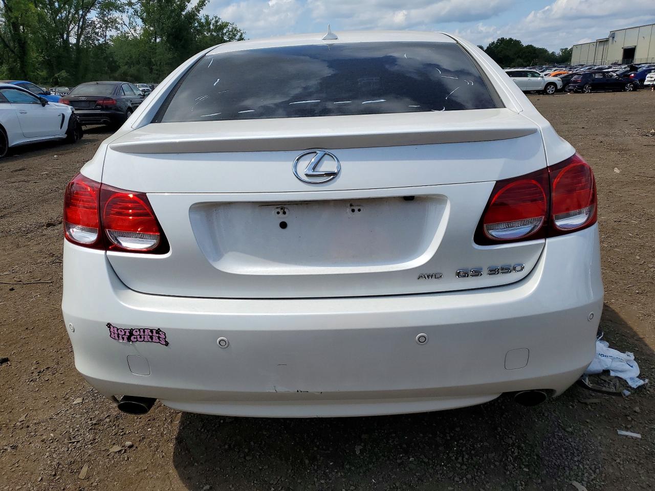 2011 Lexus Gs 350 White vin: JTHCE1KS2B0028158