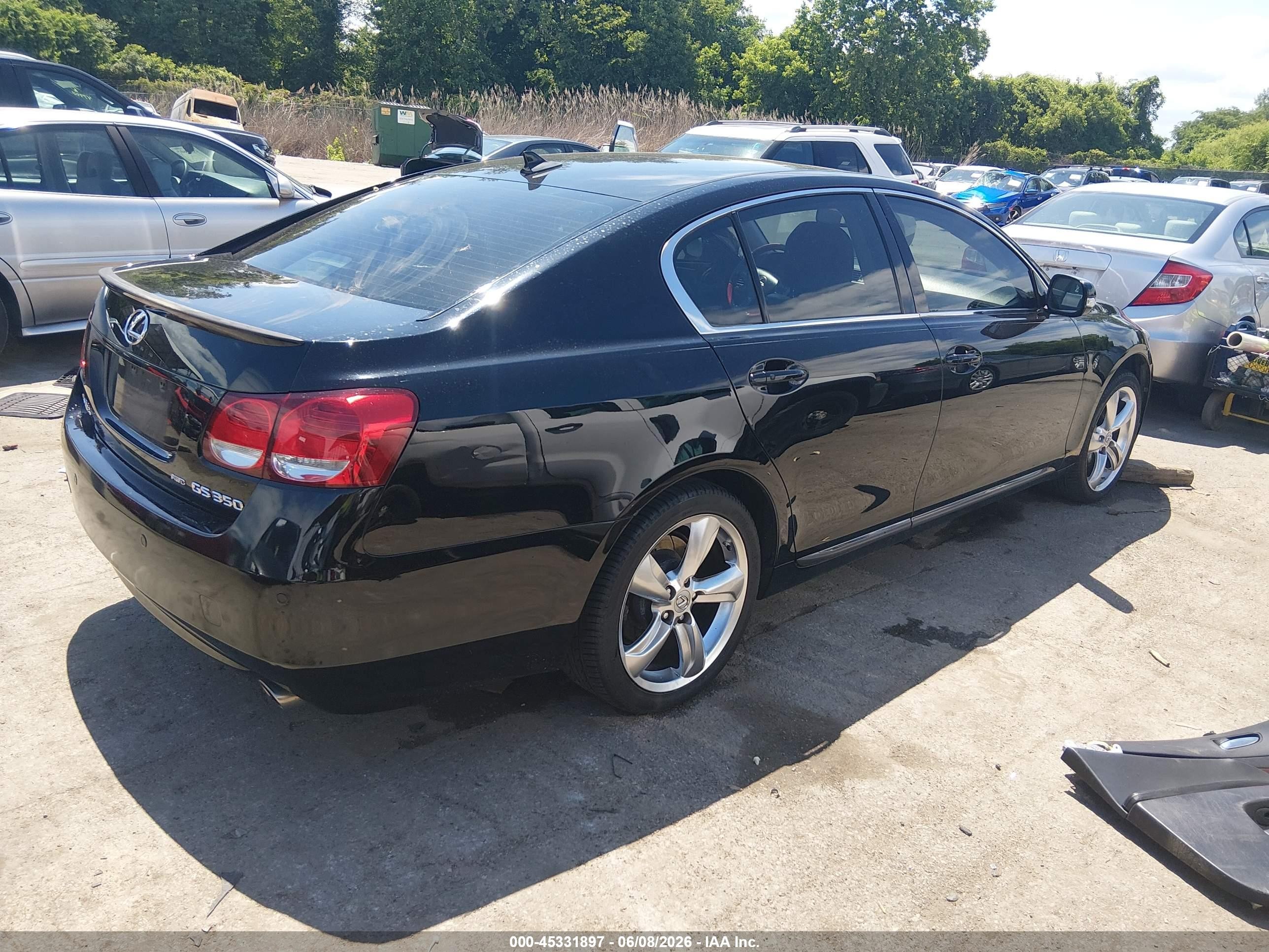 2010 Lexus Gs 350 Black vin: JTHCE1KS3A0025378