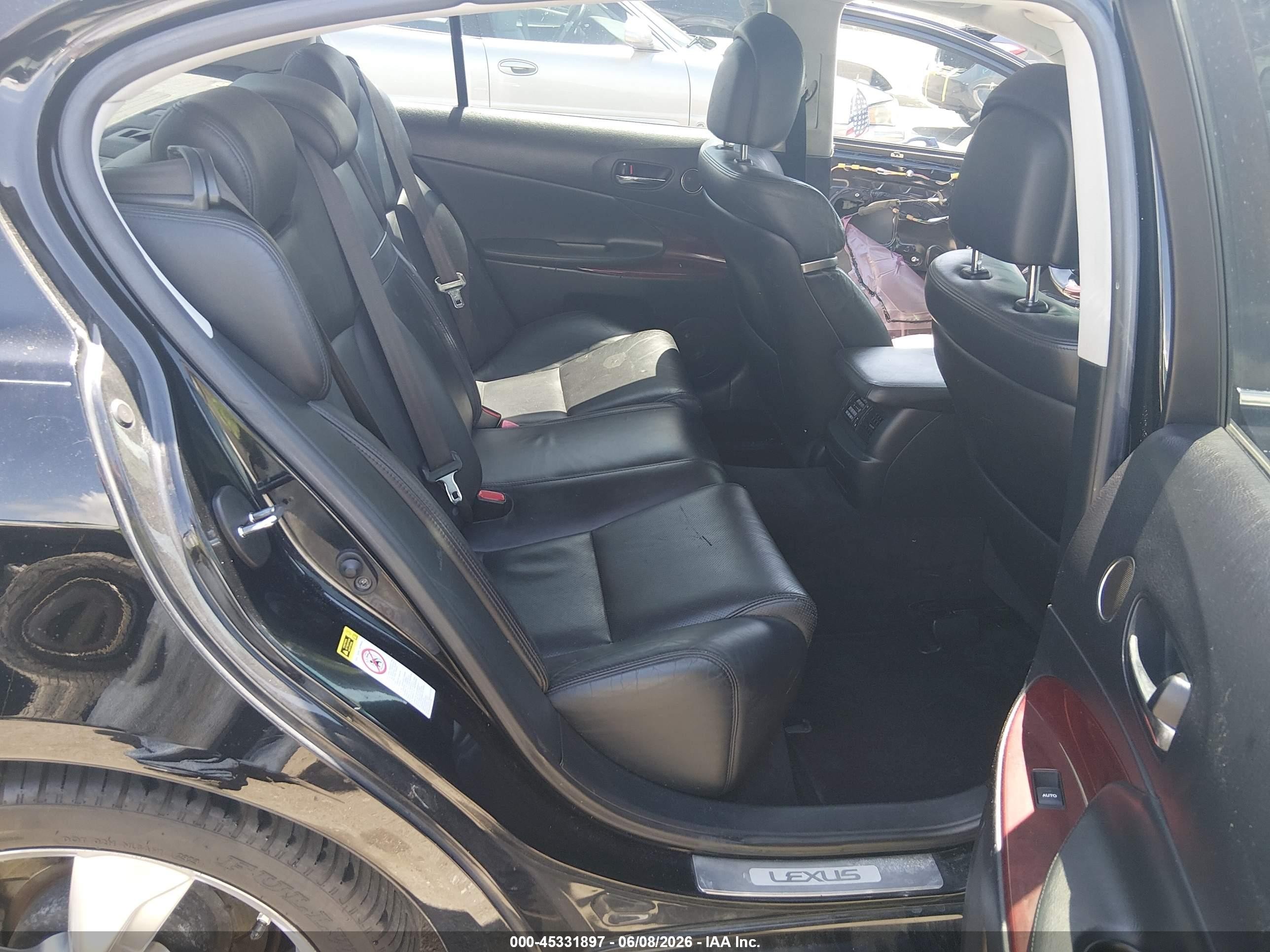 2010 Lexus Gs 350 Black vin: JTHCE1KS3A0025378