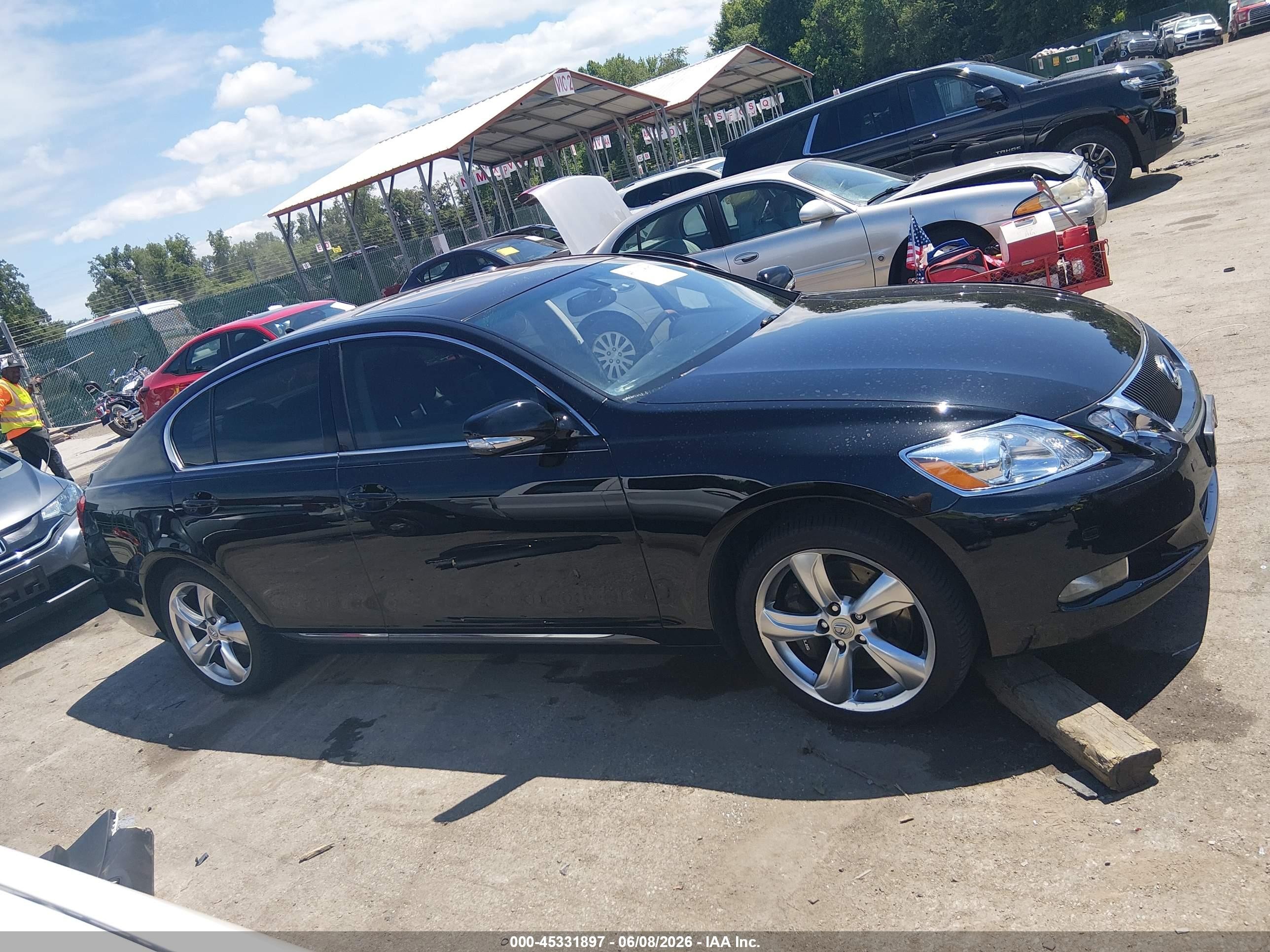 2010 Lexus Gs 350 Black vin: JTHCE1KS3A0025378