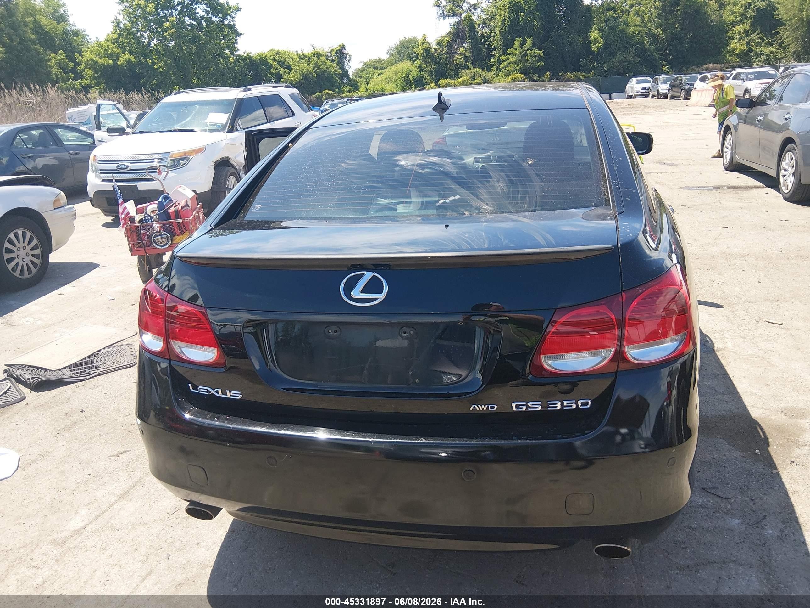 2010 Lexus Gs 350 Black vin: JTHCE1KS3A0025378