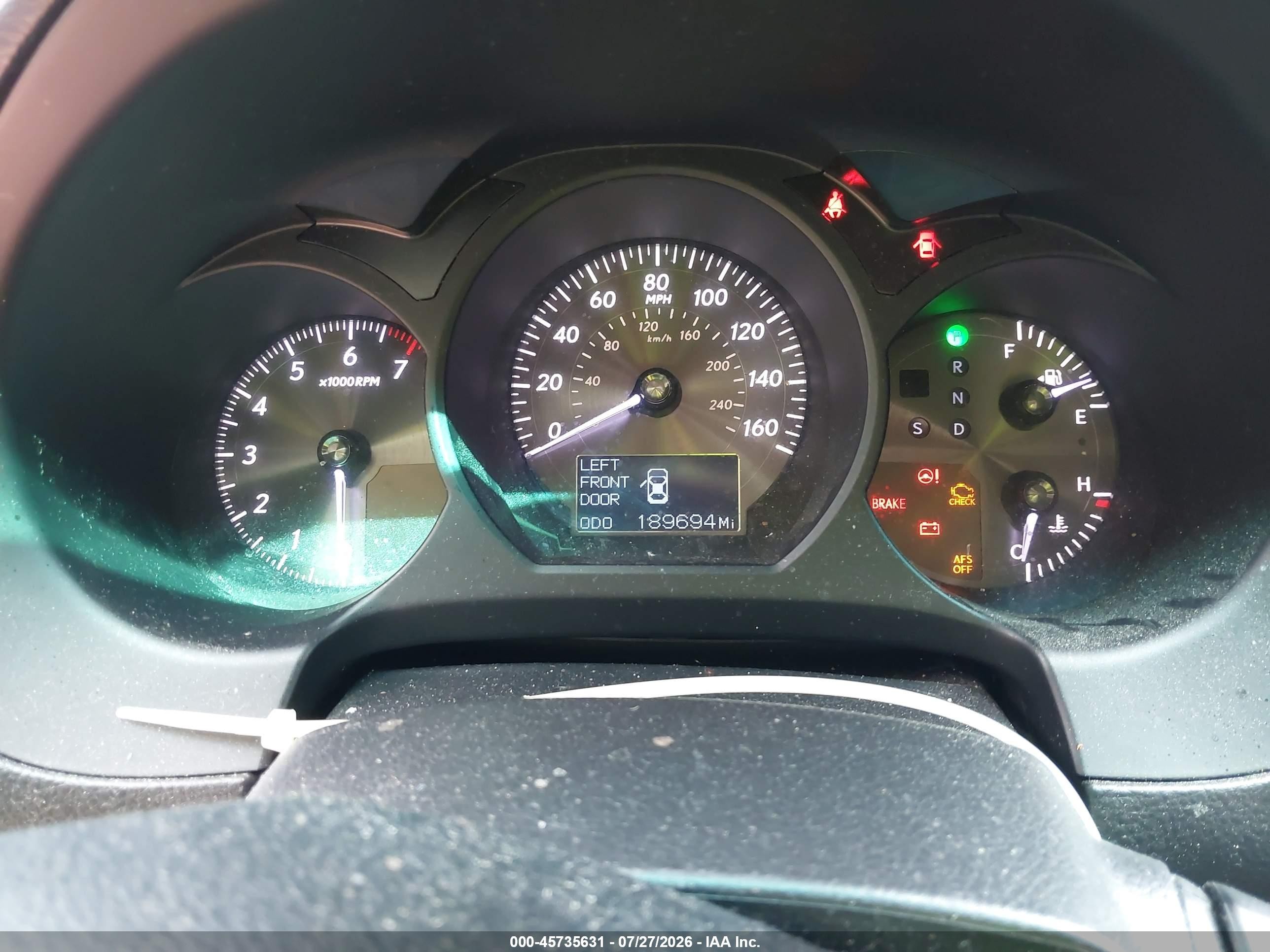 2010 Lexus Gs 350   Gray vin: JTHCE1KS5A0026354