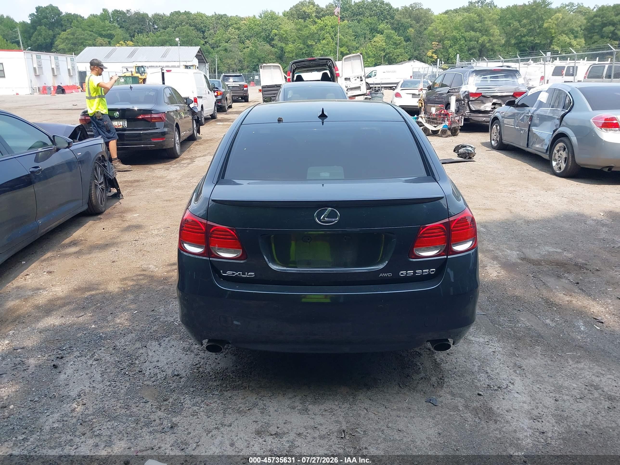 2010 Lexus Gs 350   Gray vin: JTHCE1KS5A0026354