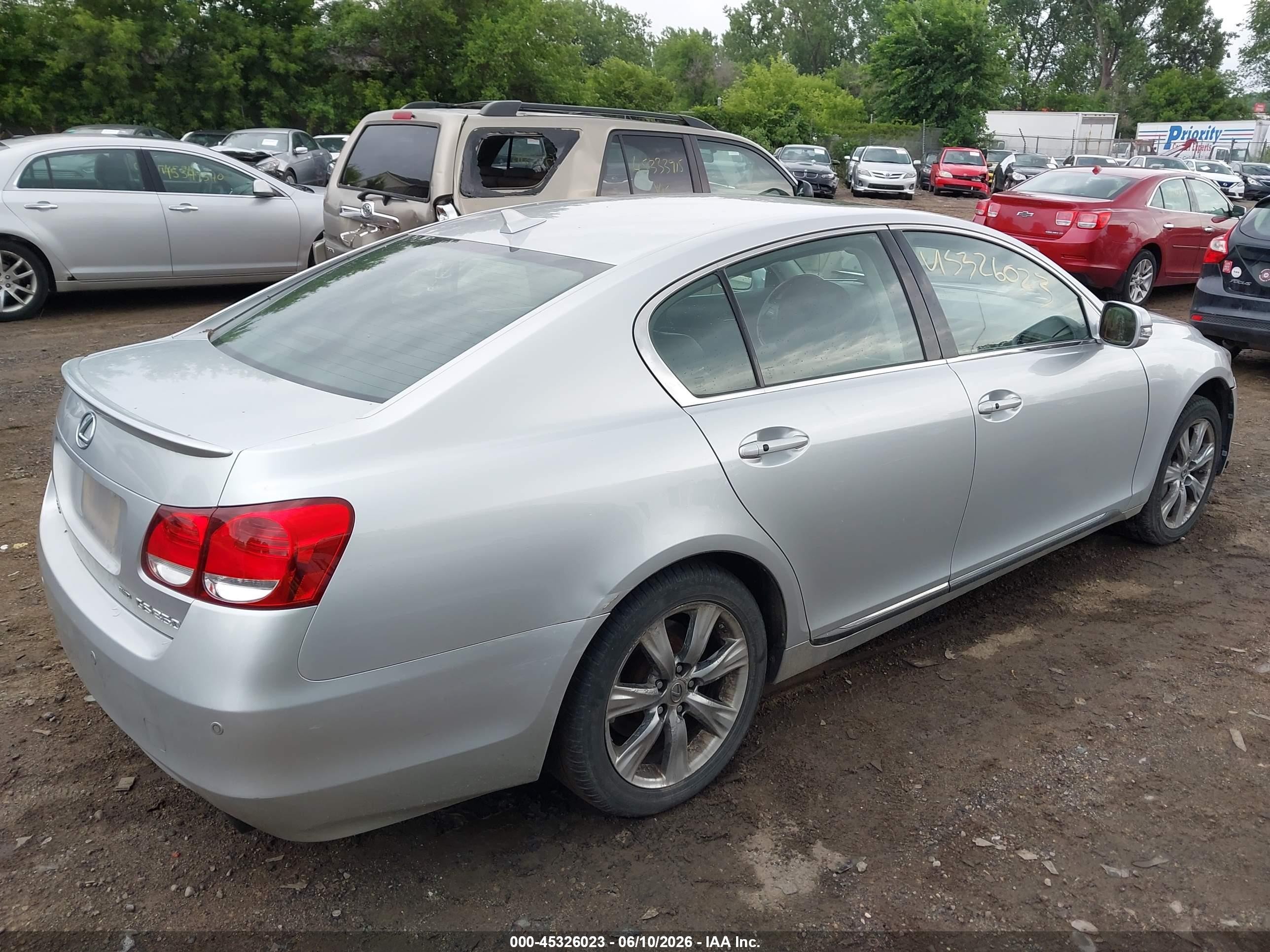 2010 Lexus Gs 350   Silver vin: JTHCE1KS7A0025643