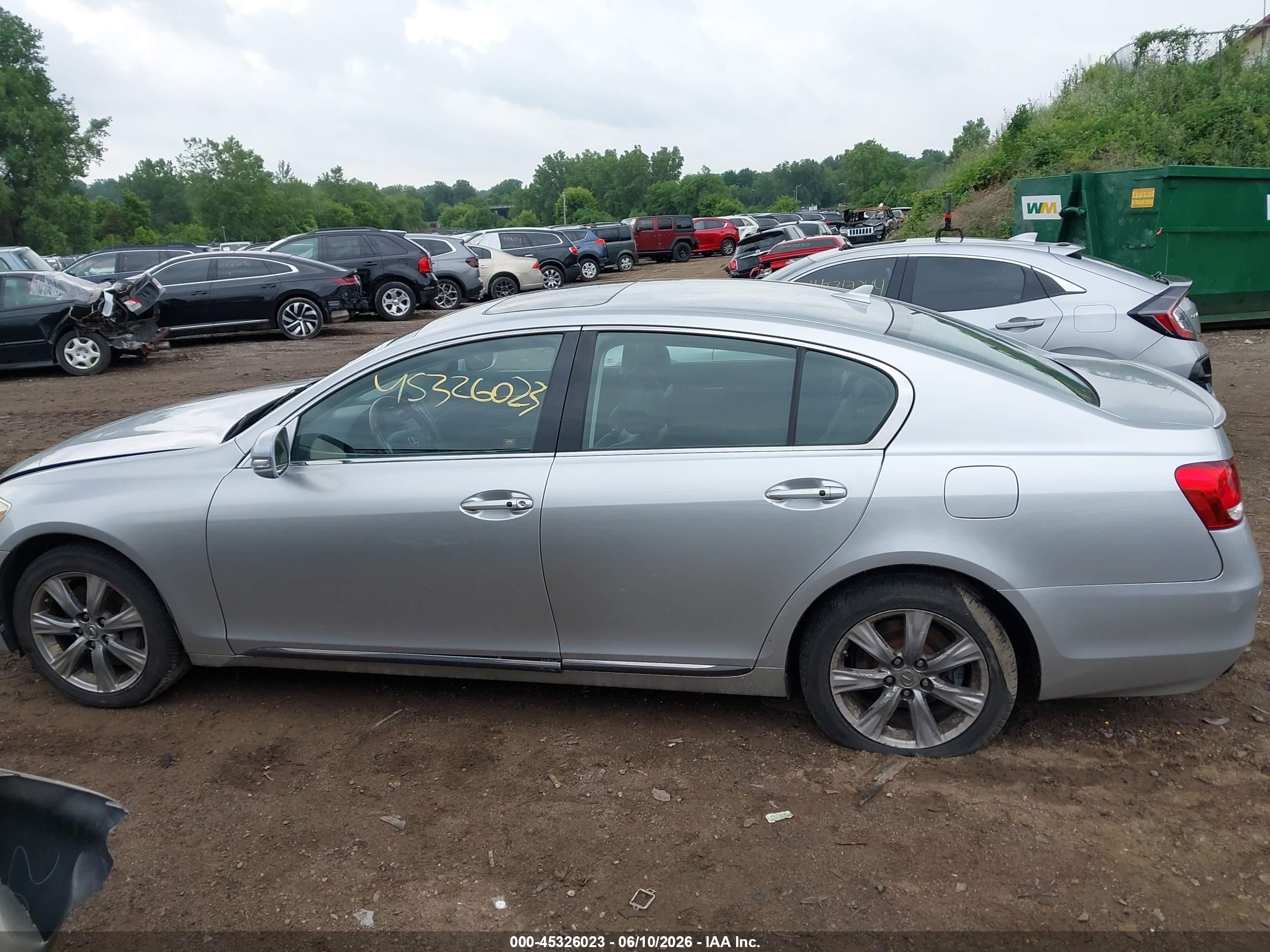 2010 Lexus Gs 350   Silver vin: JTHCE1KS7A0025643