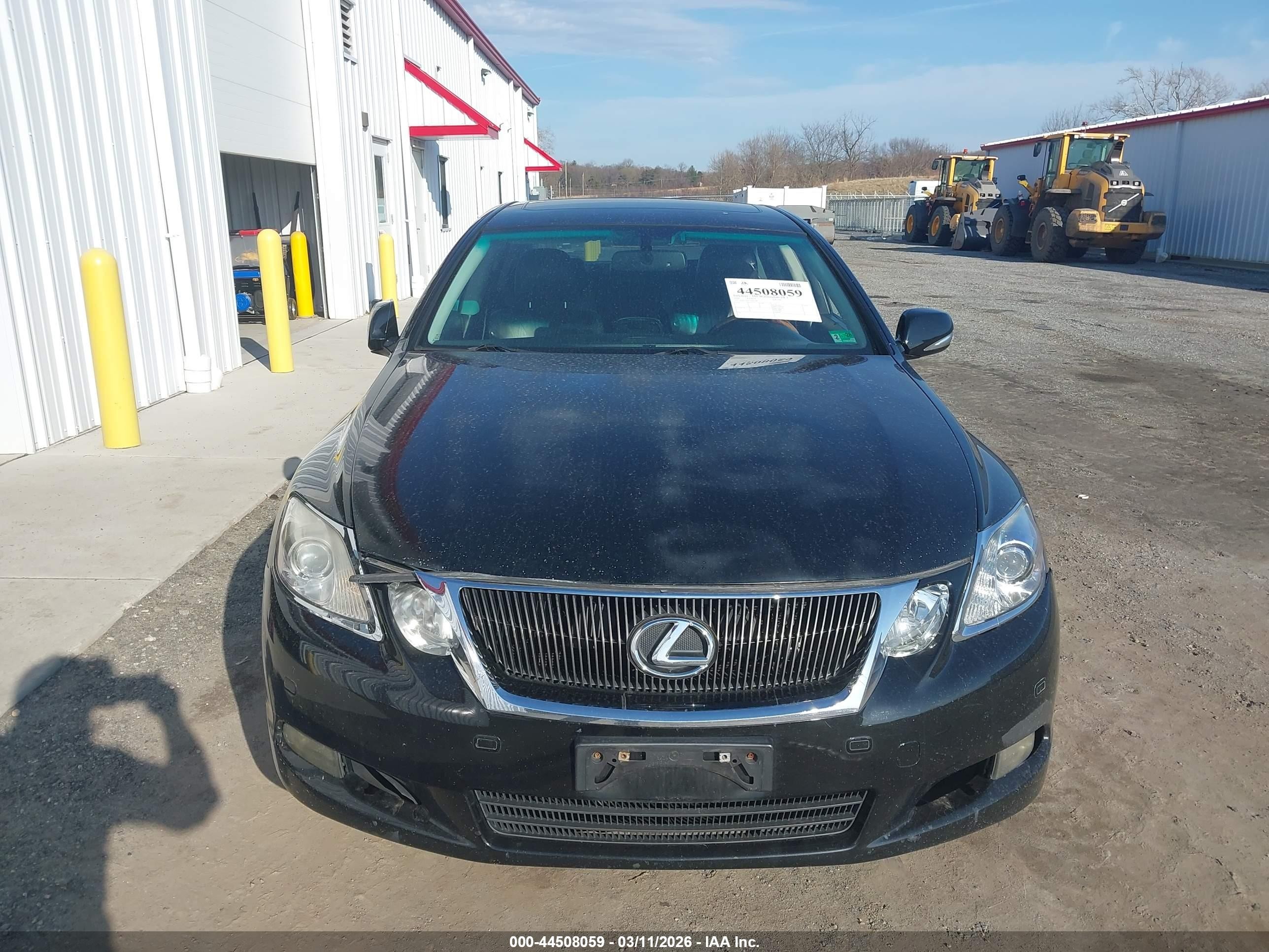 2010 Lexus Gs 350   Black vin: JTHCE1KS7A0026789