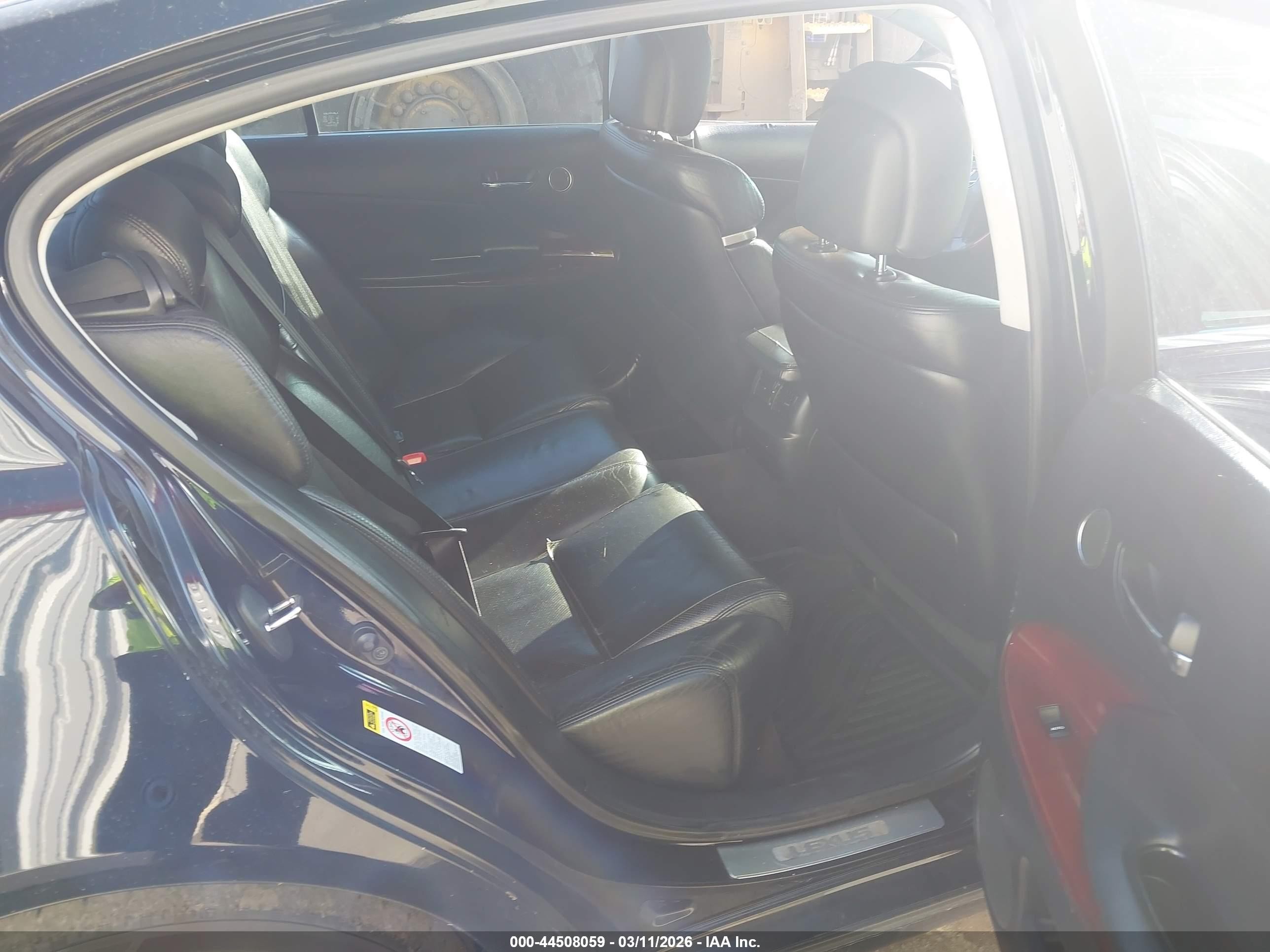 2010 Lexus Gs 350   Black vin: JTHCE1KS7A0026789