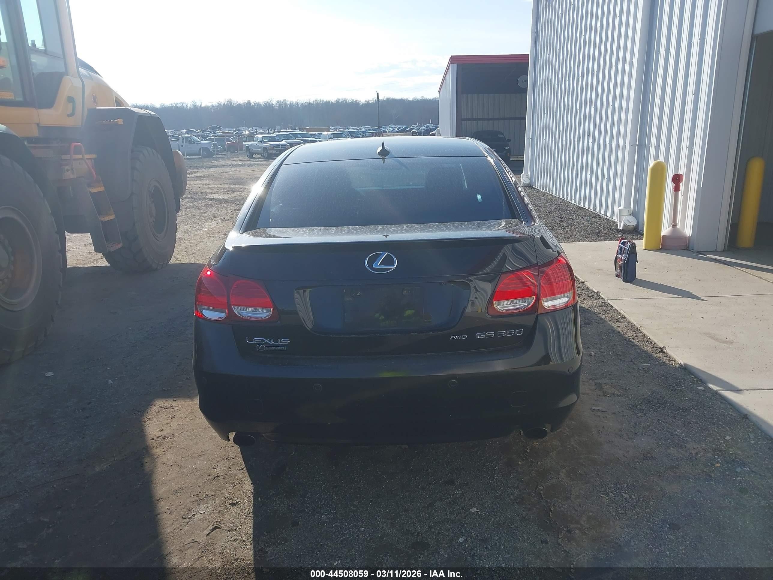 2010 Lexus Gs 350   Black vin: JTHCE1KS7A0026789