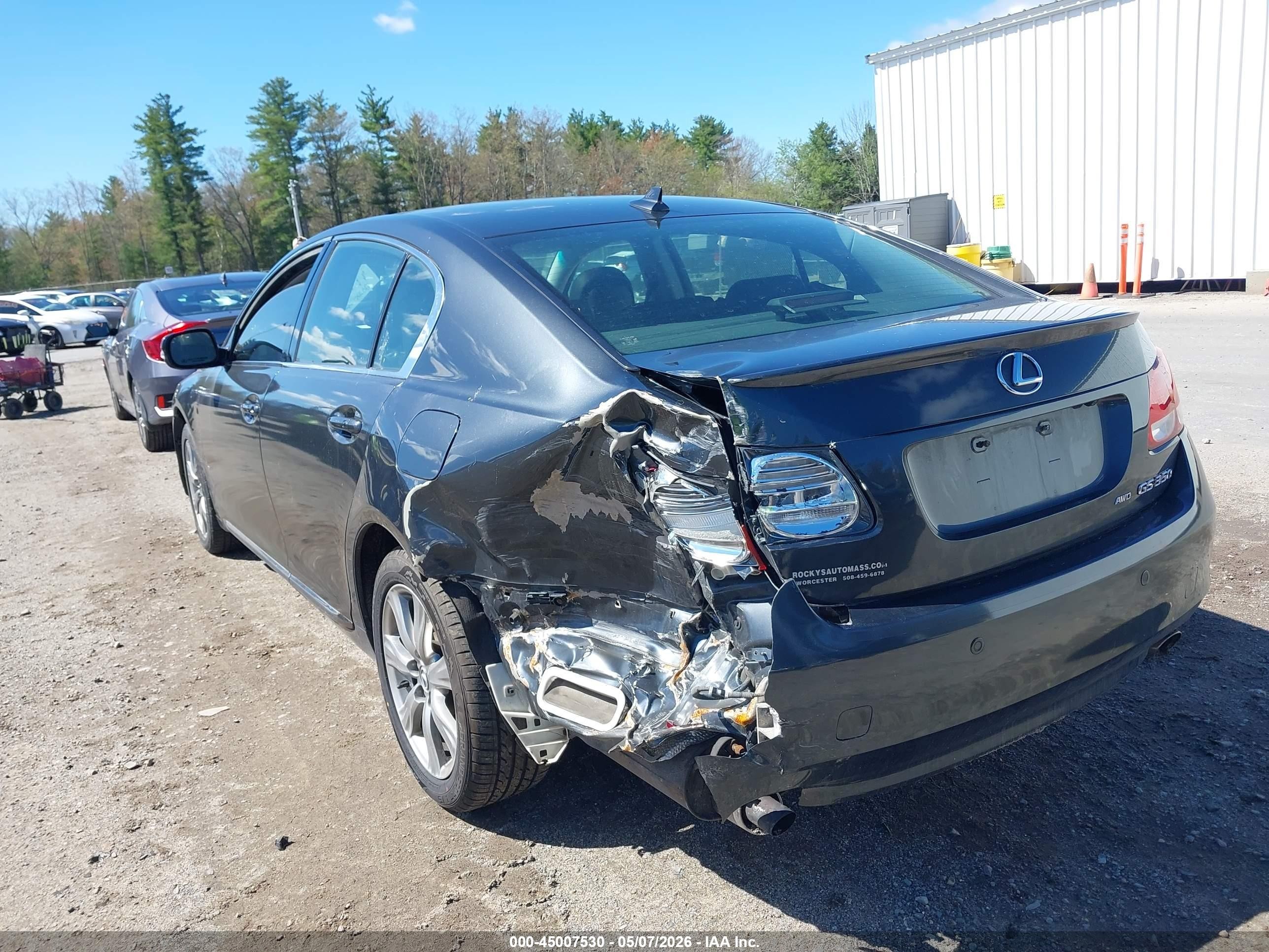 2011 Lexus Gs 350   Gray vin: JTHCE1KS8B0028276