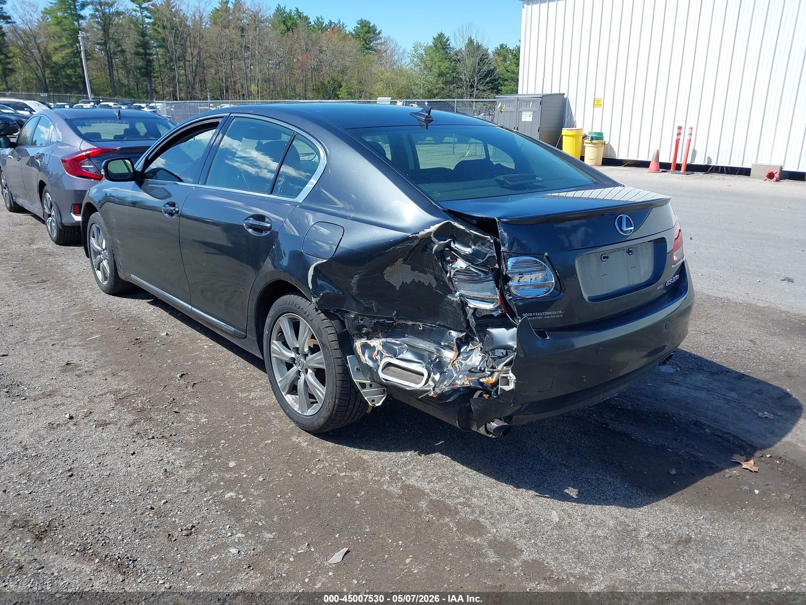 2011 Lexus Gs 350   Gray vin: JTHCE1KS8B0028276