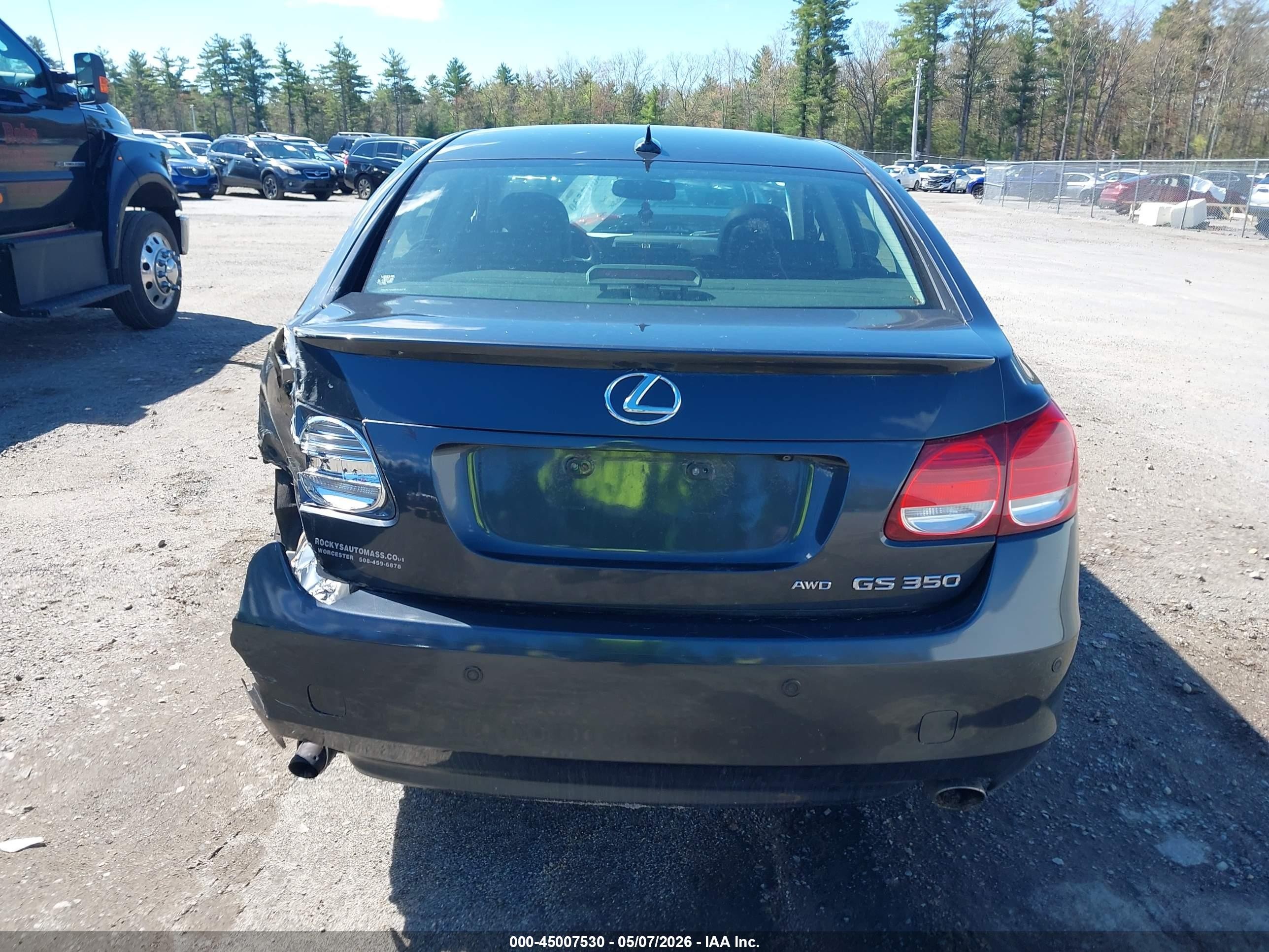 2011 Lexus Gs 350   Gray vin: JTHCE1KS8B0028276