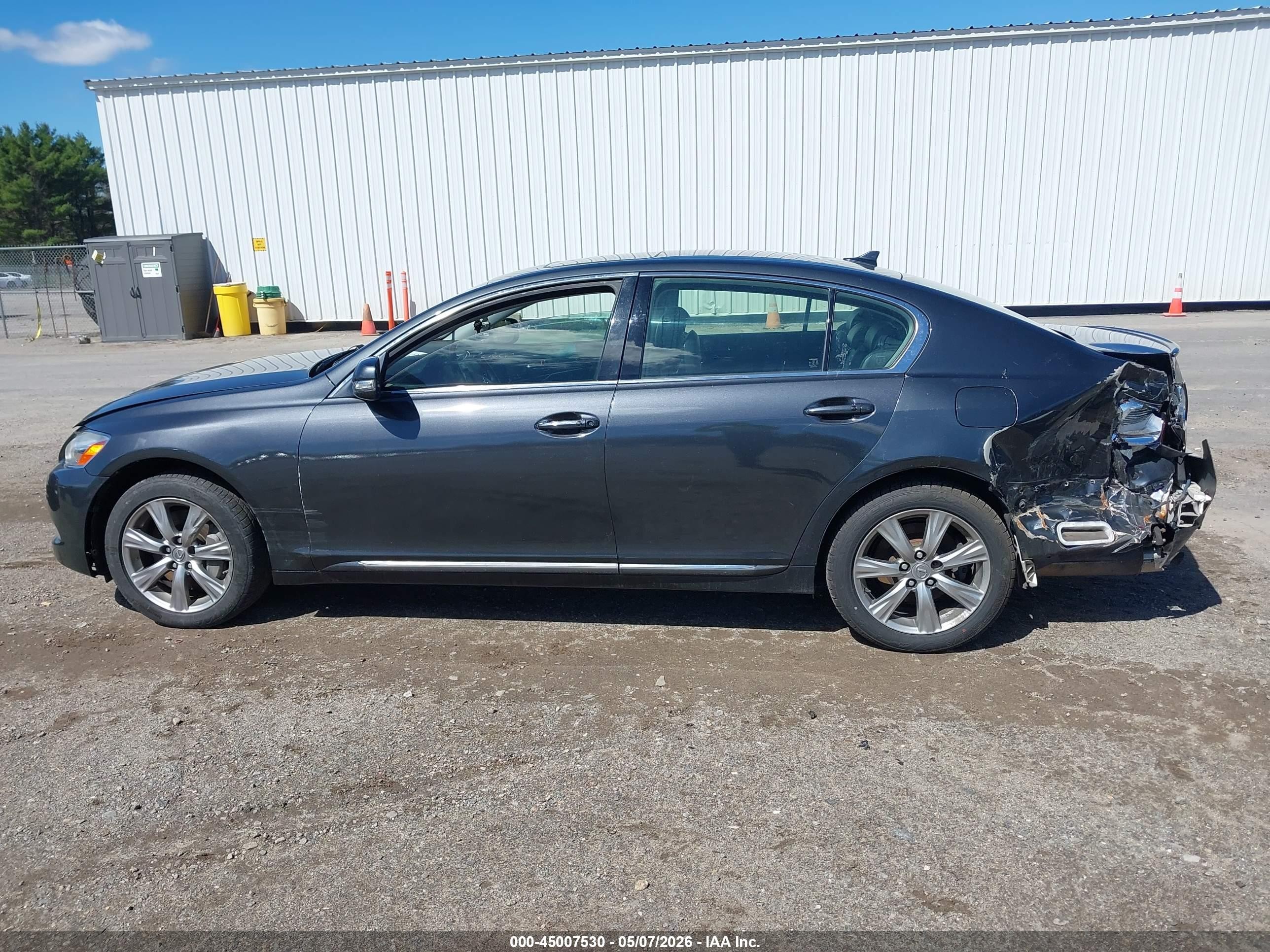 2011 Lexus Gs 350   Gray vin: JTHCE1KS8B0028276