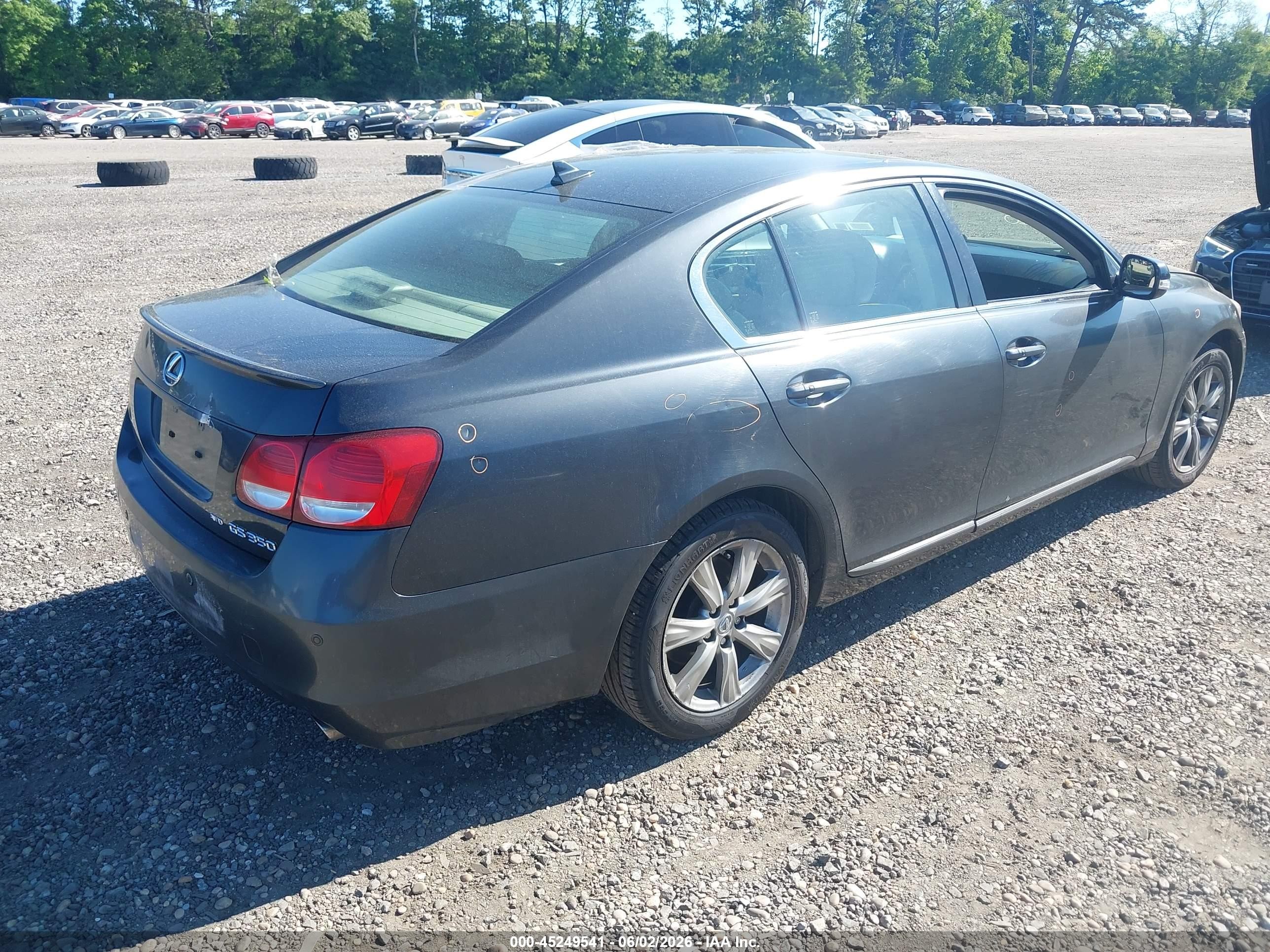 2011 Lexus Gs 350   Gray vin: JTHCE1KS8B0030884