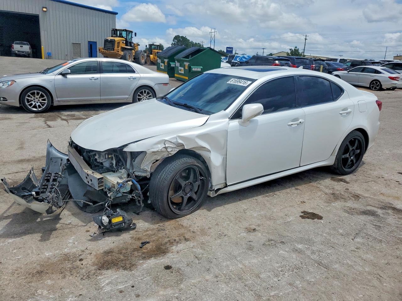 2011 Lexus Is 350 White vin: JTHCE5C20B5000464