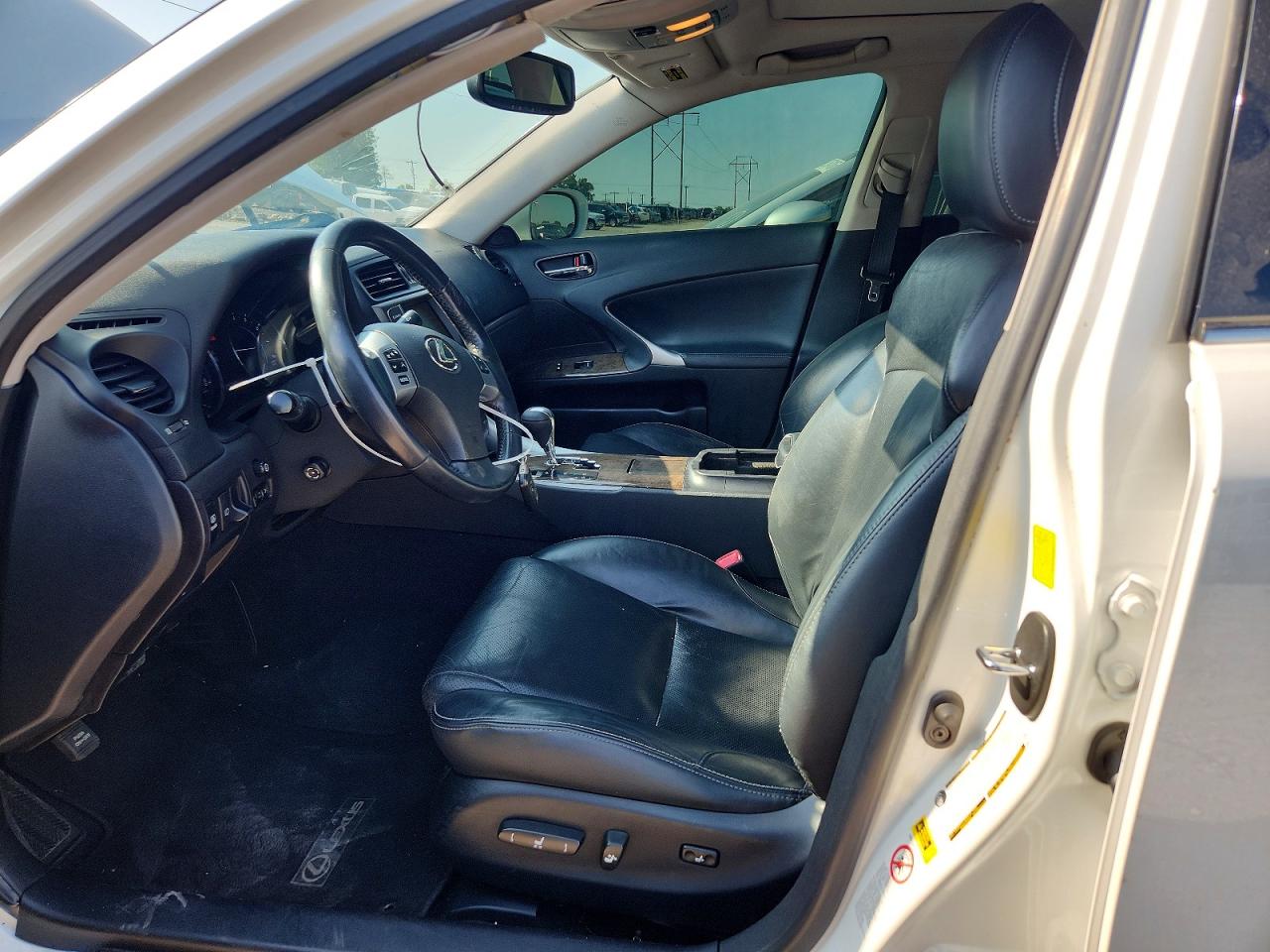 2011 Lexus Is 350 White vin: JTHCE5C20B5000464