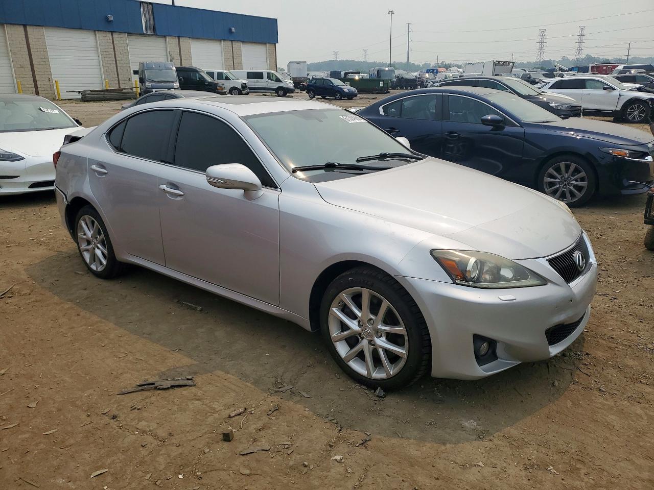2011 Lexus Is 350 Silver vin: JTHCE5C20B5001694