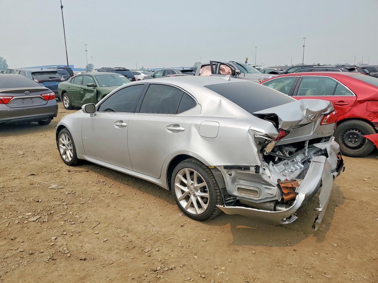 2011 Lexus Is 350 Silver vin: JTHCE5C20B5001694