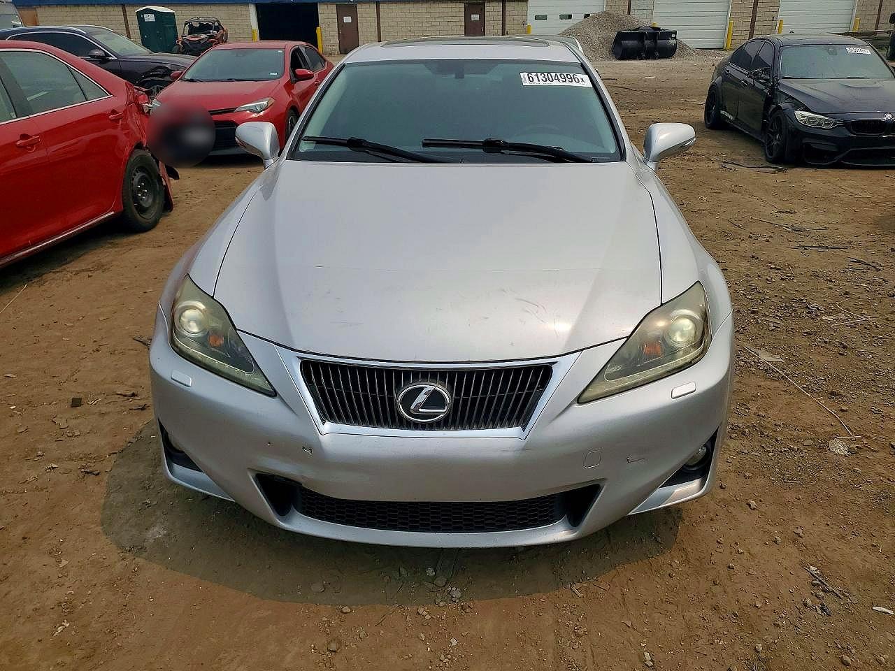 2011 Lexus Is 350 Silver vin: JTHCE5C20B5001694