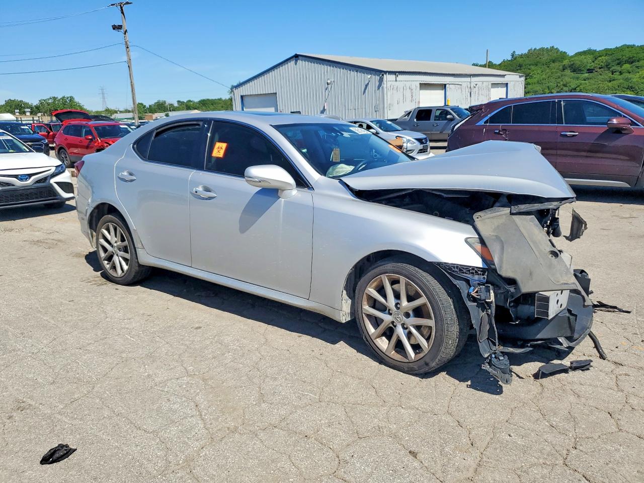 2011 Lexus Is 350 Silver vin: JTHCE5C21B5000697