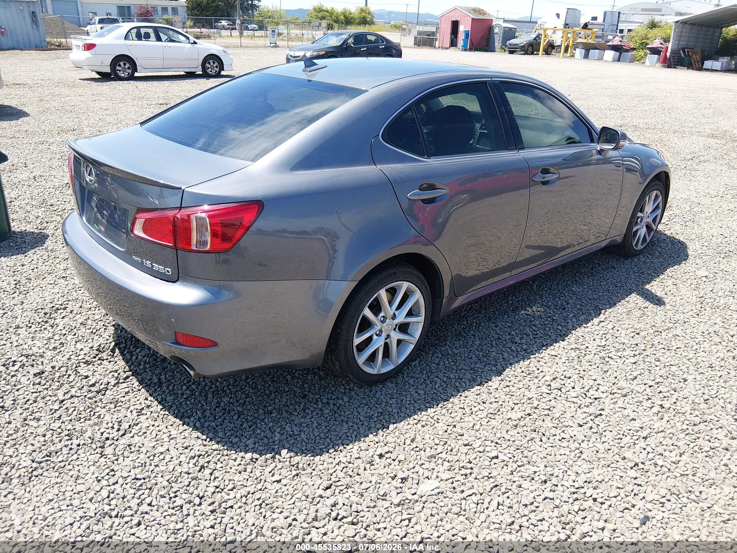 2012 Lexus Is 350   Black vin: JTHCE5C22C5002590