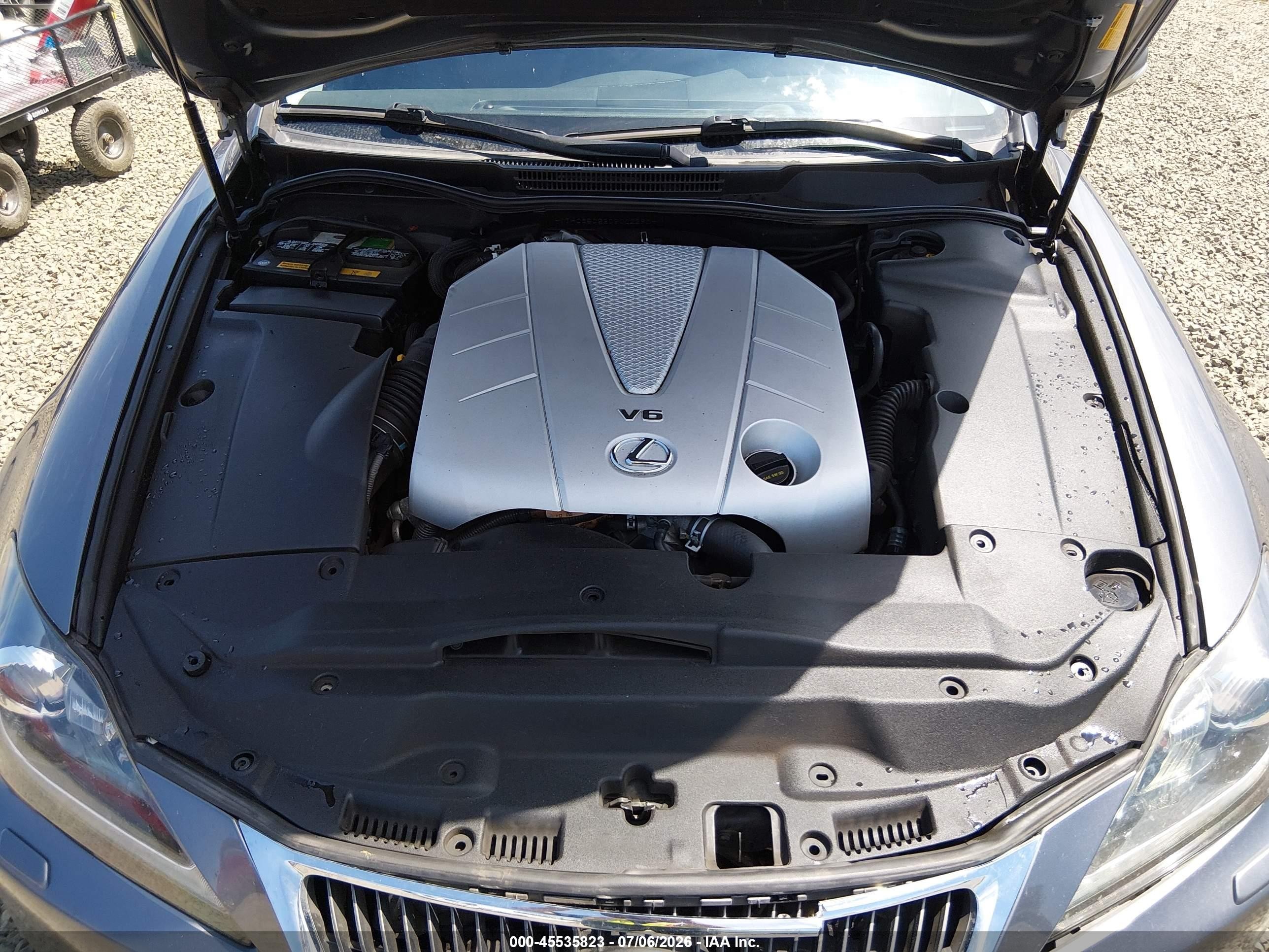 2012 Lexus Is 350   Black vin: JTHCE5C22C5002590