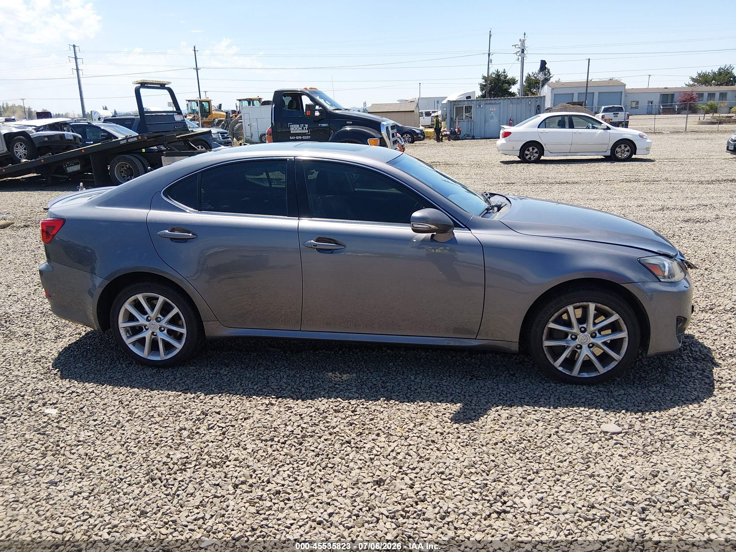 2012 Lexus Is 350   Black vin: JTHCE5C22C5002590