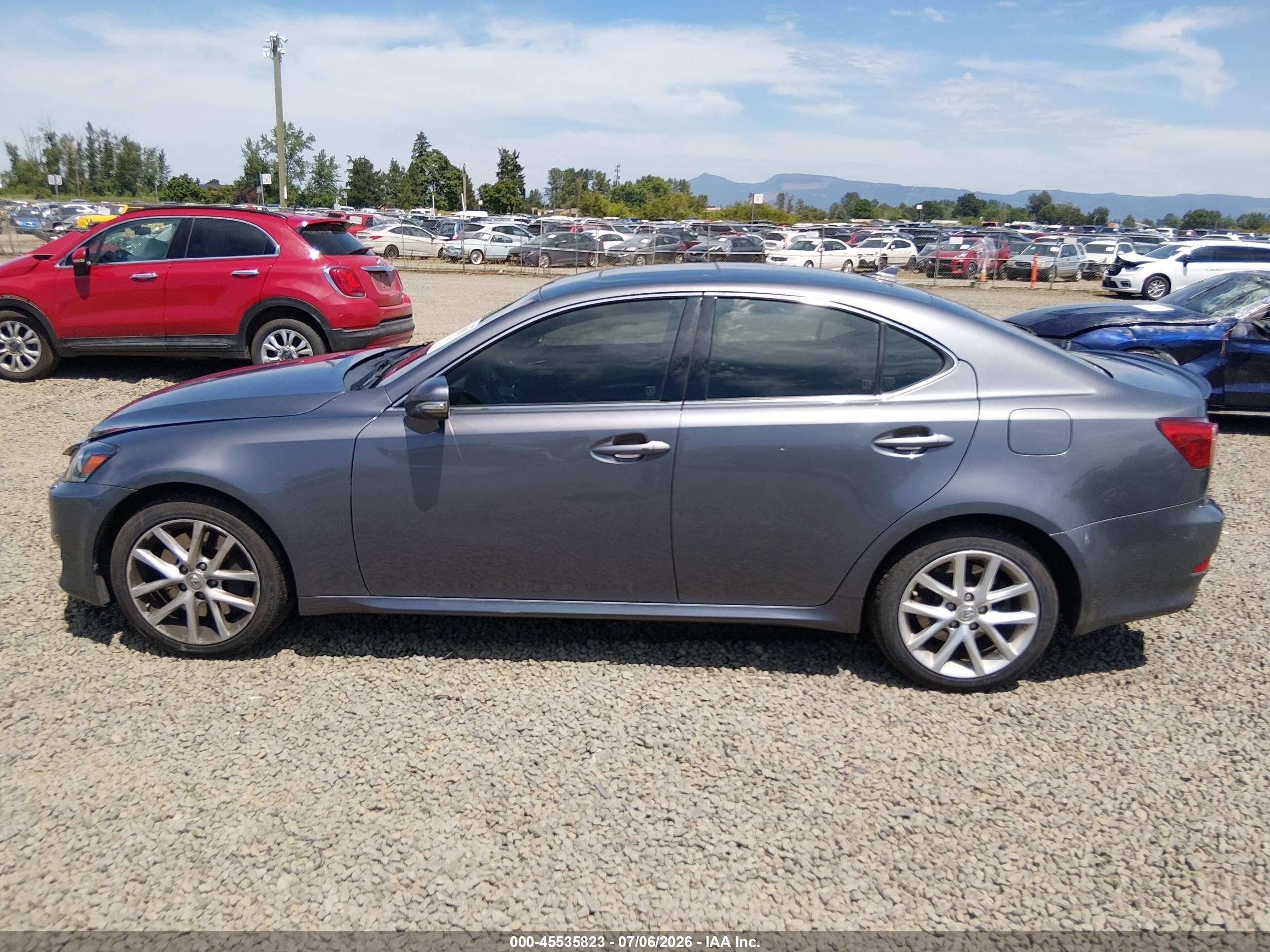 2012 Lexus Is 350   Black vin: JTHCE5C22C5002590