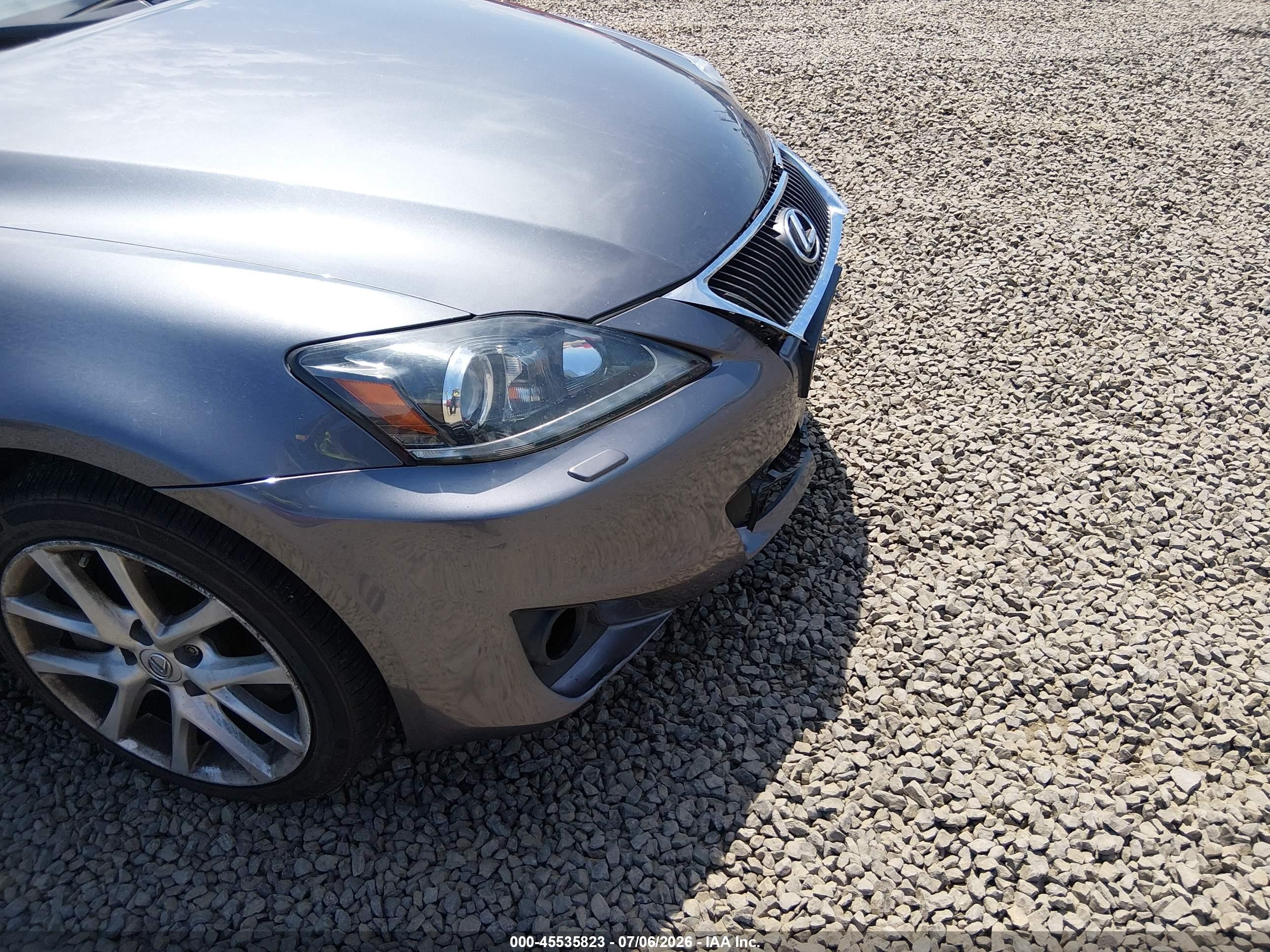 2012 Lexus Is 350   Black vin: JTHCE5C22C5002590