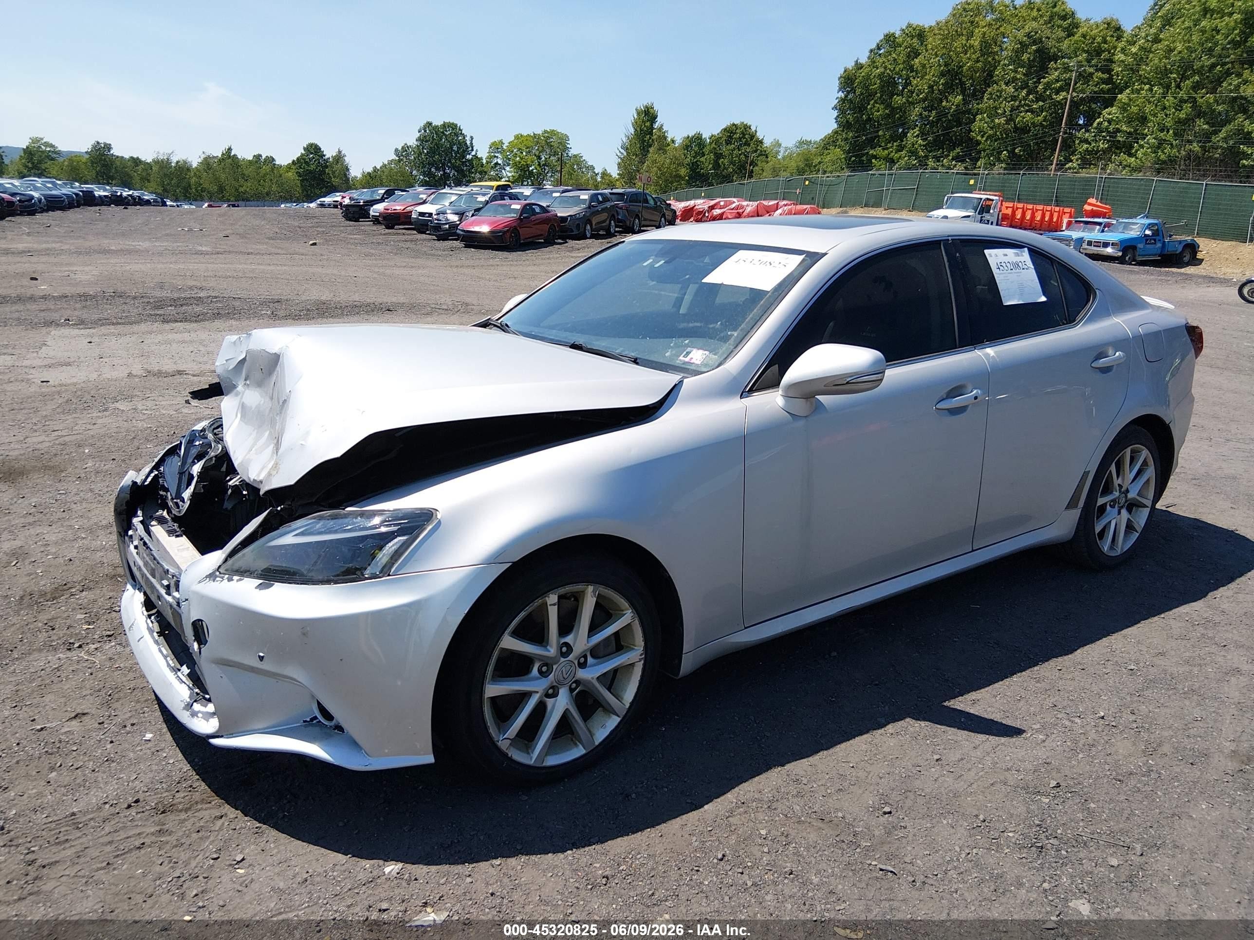 2011 Lexus Is 350   Silver vin: JTHCE5C25B5000833