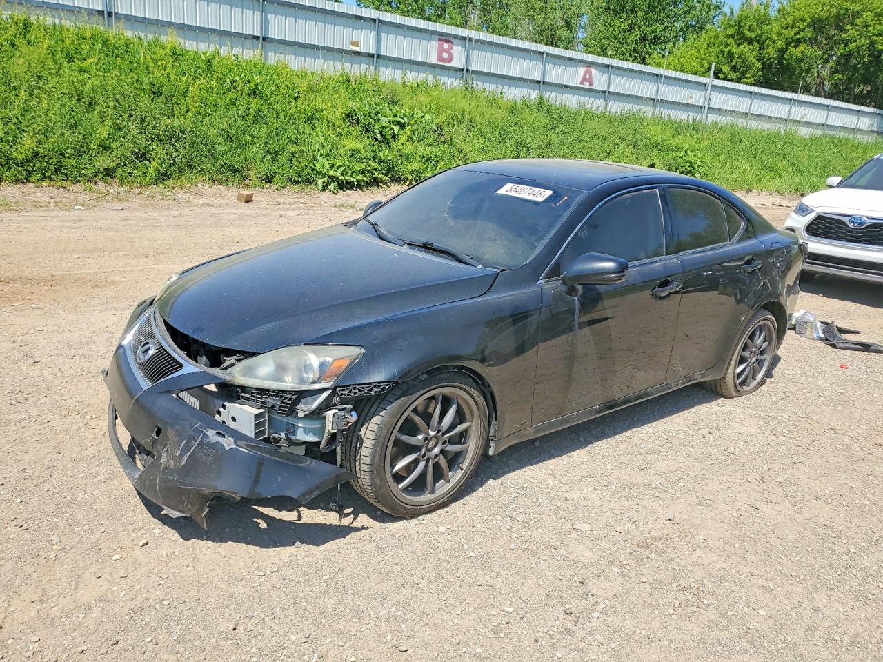 2011 Lexus Is 350 Black vin: JTHCE5C26B5001926