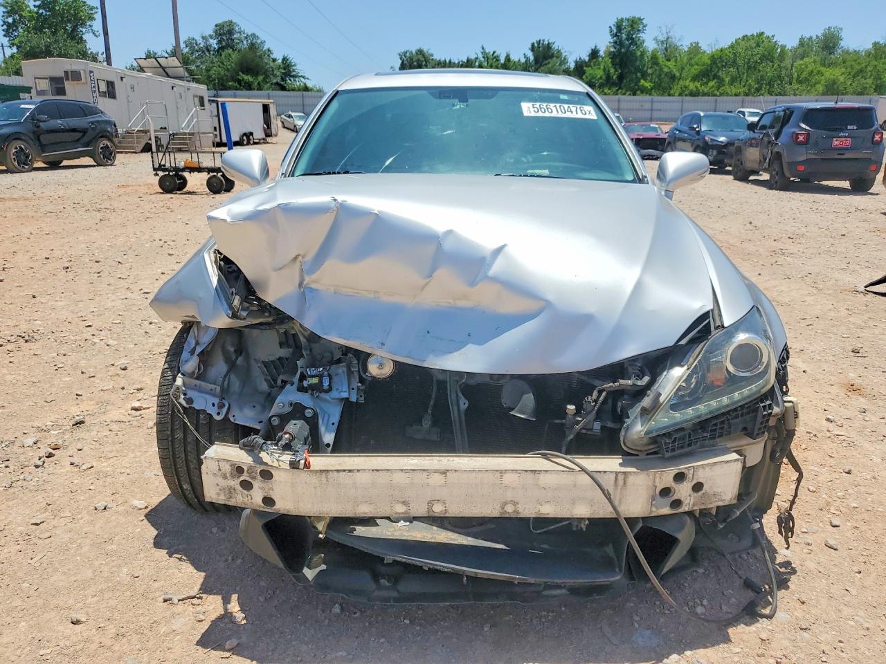 2012 Lexus Is 350 Silver vin: JTHCE5C2XC5002062