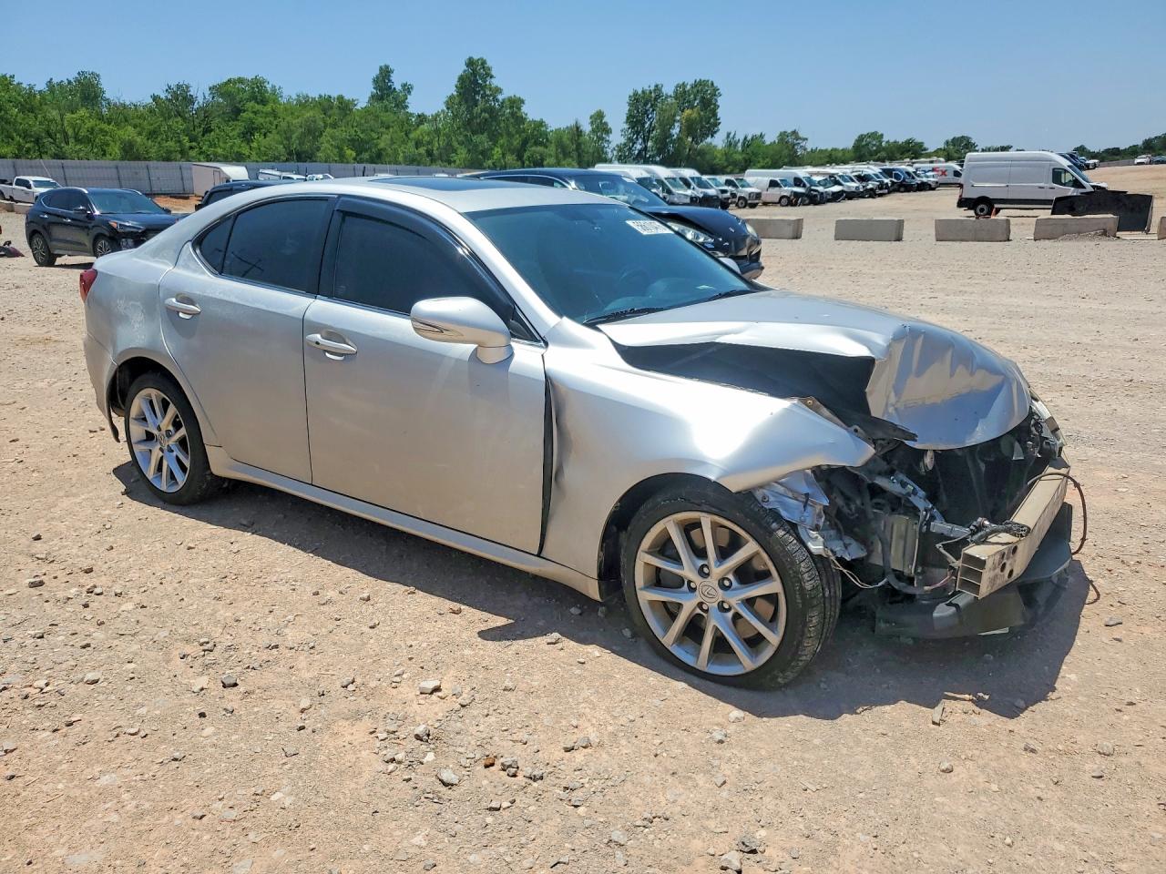 2012 Lexus Is 350 Silver vin: JTHCE5C2XC5002062