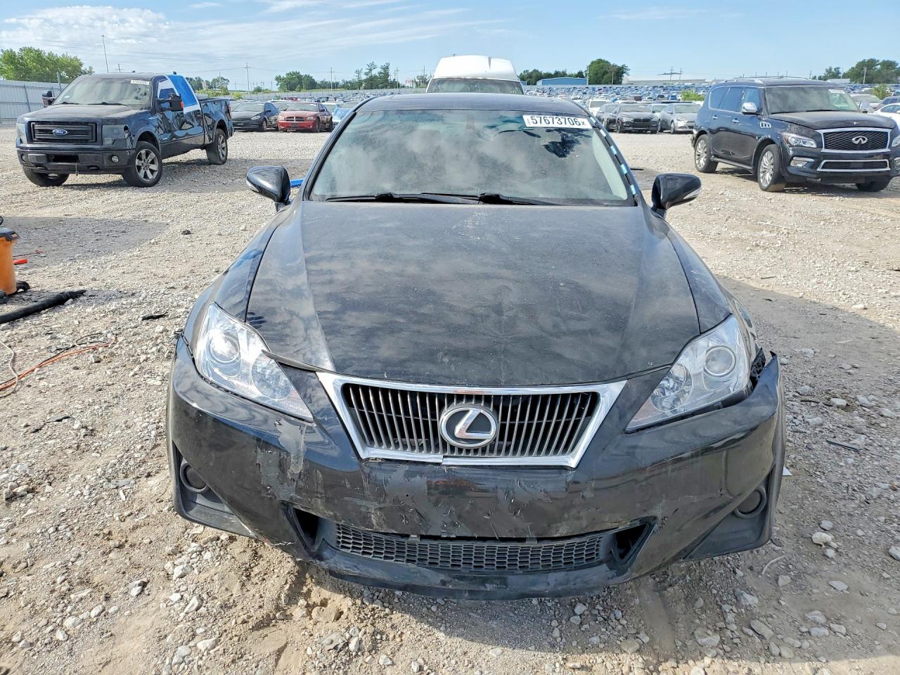 2013 Lexus Is 350 Black vin: JTHCE5C2XD5003164