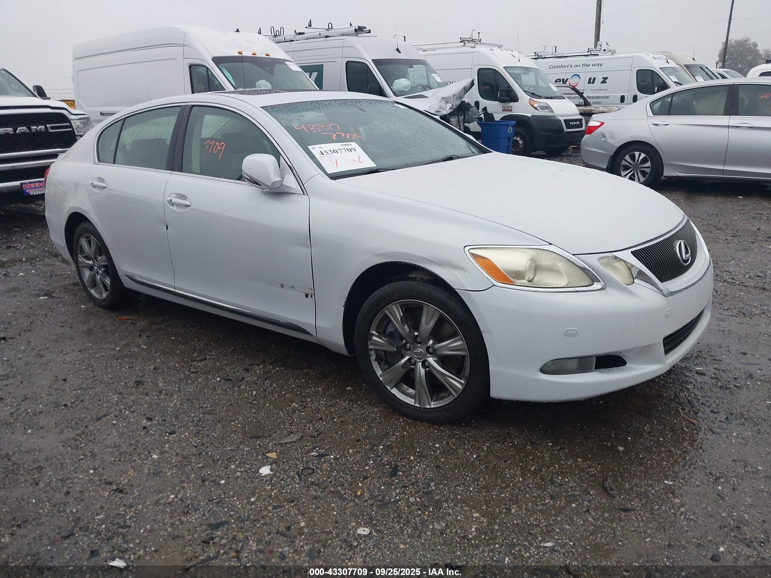 2008 Lexus Gs 350   White vin: JTHCE96S080020366