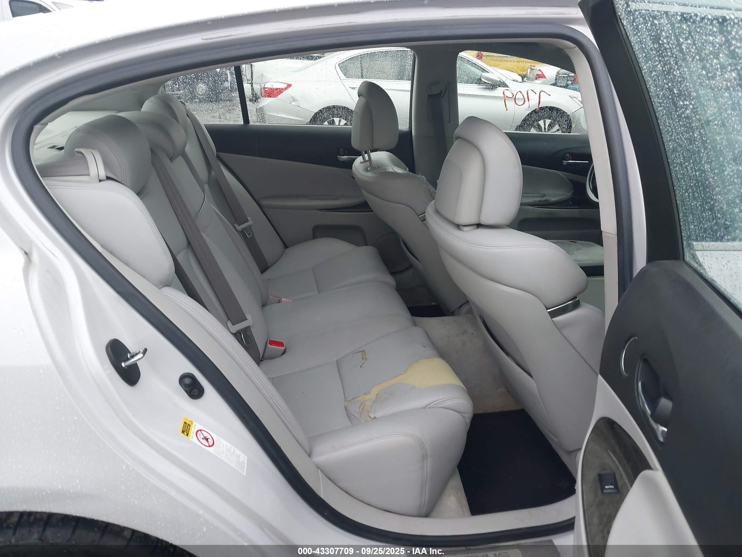 2008 Lexus Gs 350   White vin: JTHCE96S080020366