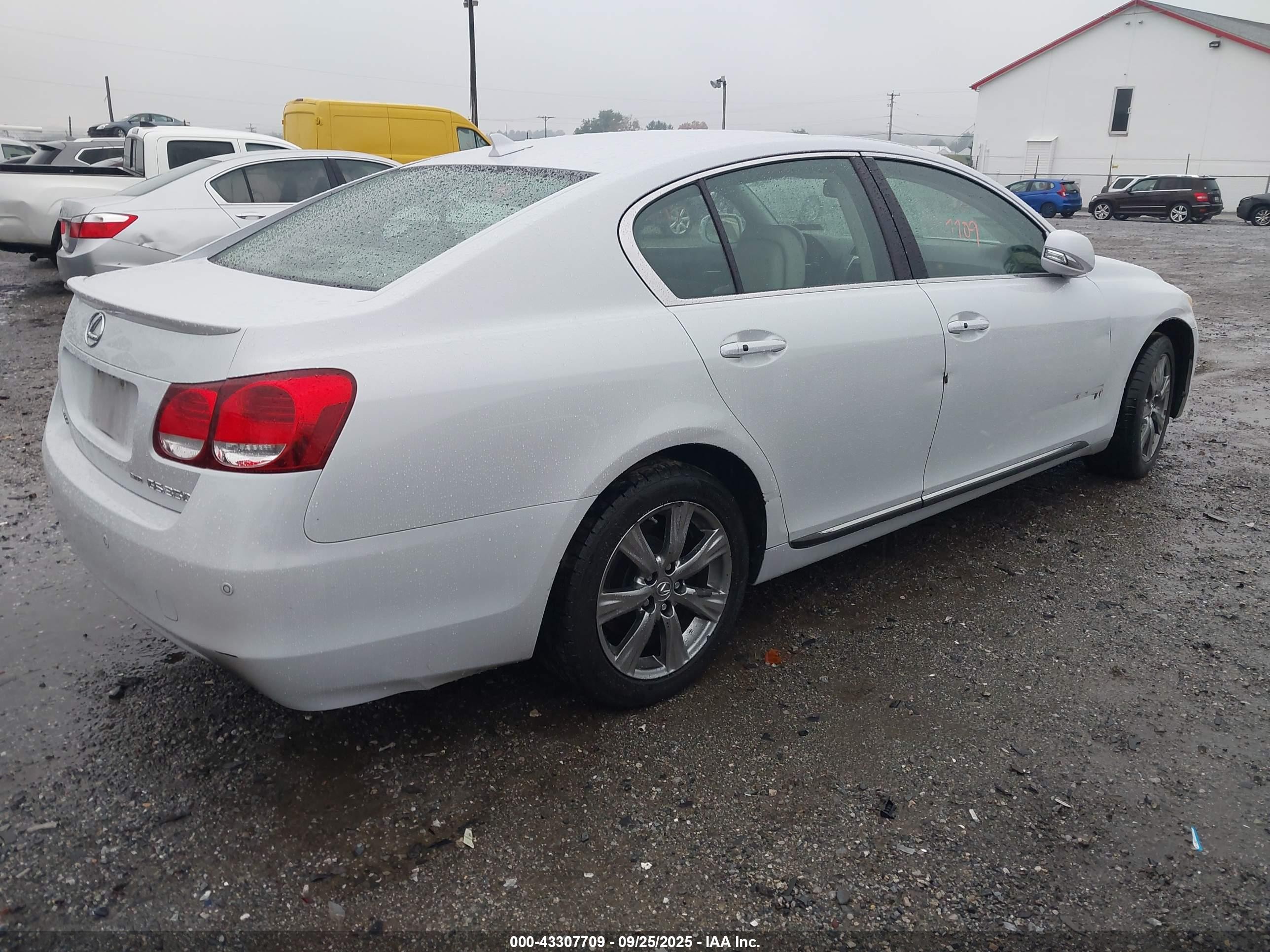 2008 Lexus Gs 350   White vin: JTHCE96S080020366