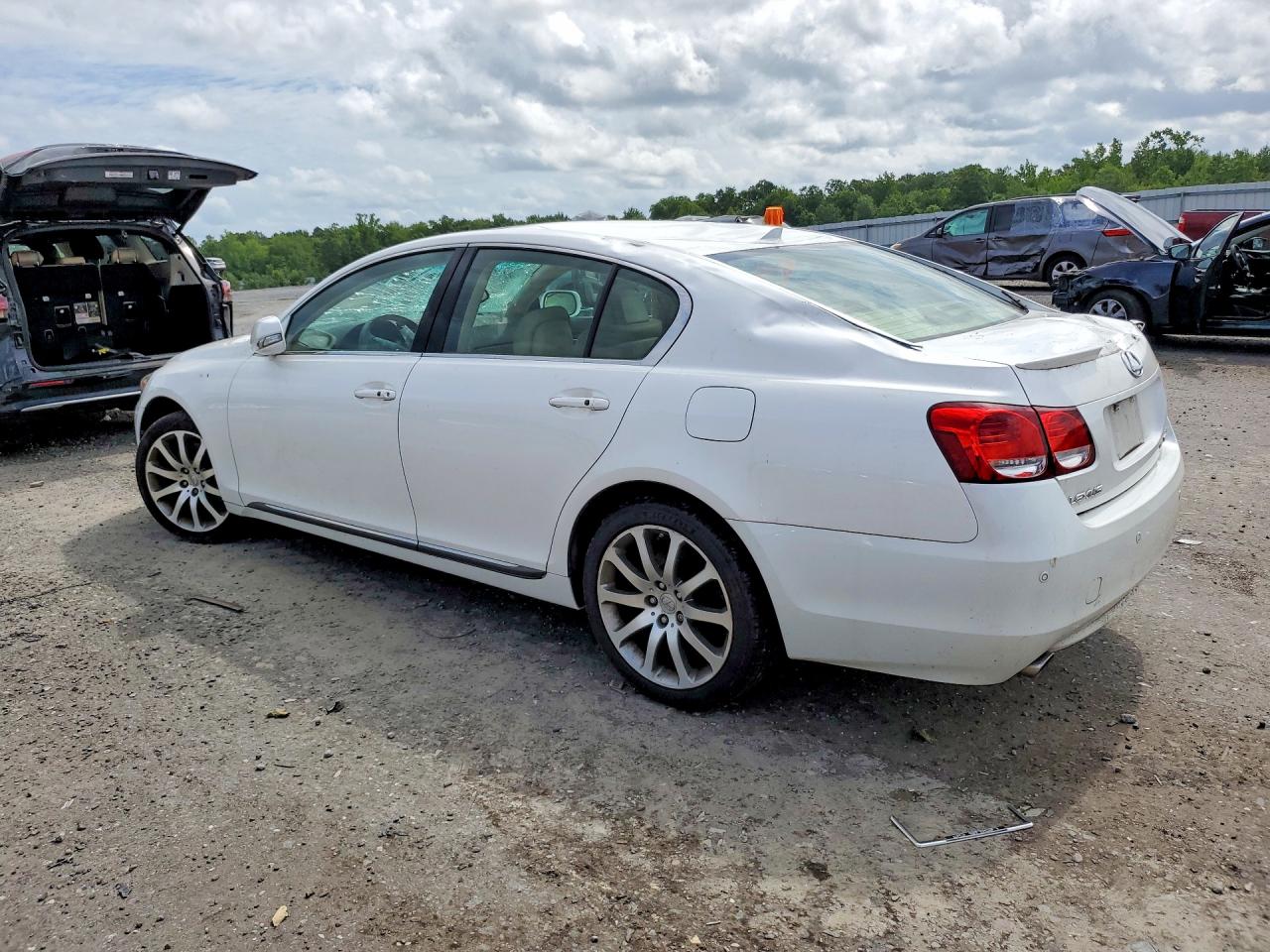 2009 Lexus Gs 350 White vin: JTHCE96S090022149