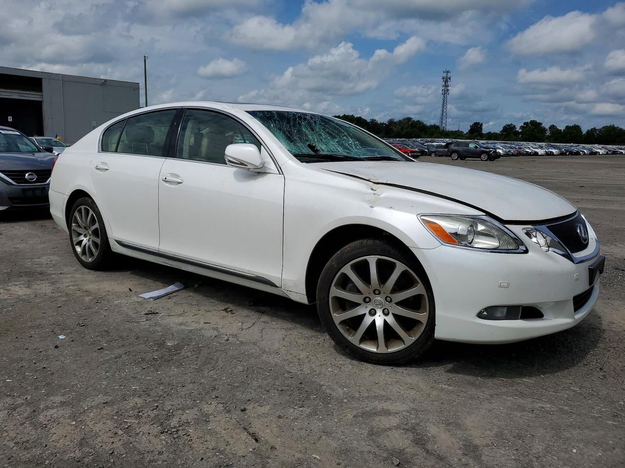 2009 Lexus Gs 350 White vin: JTHCE96S090022149