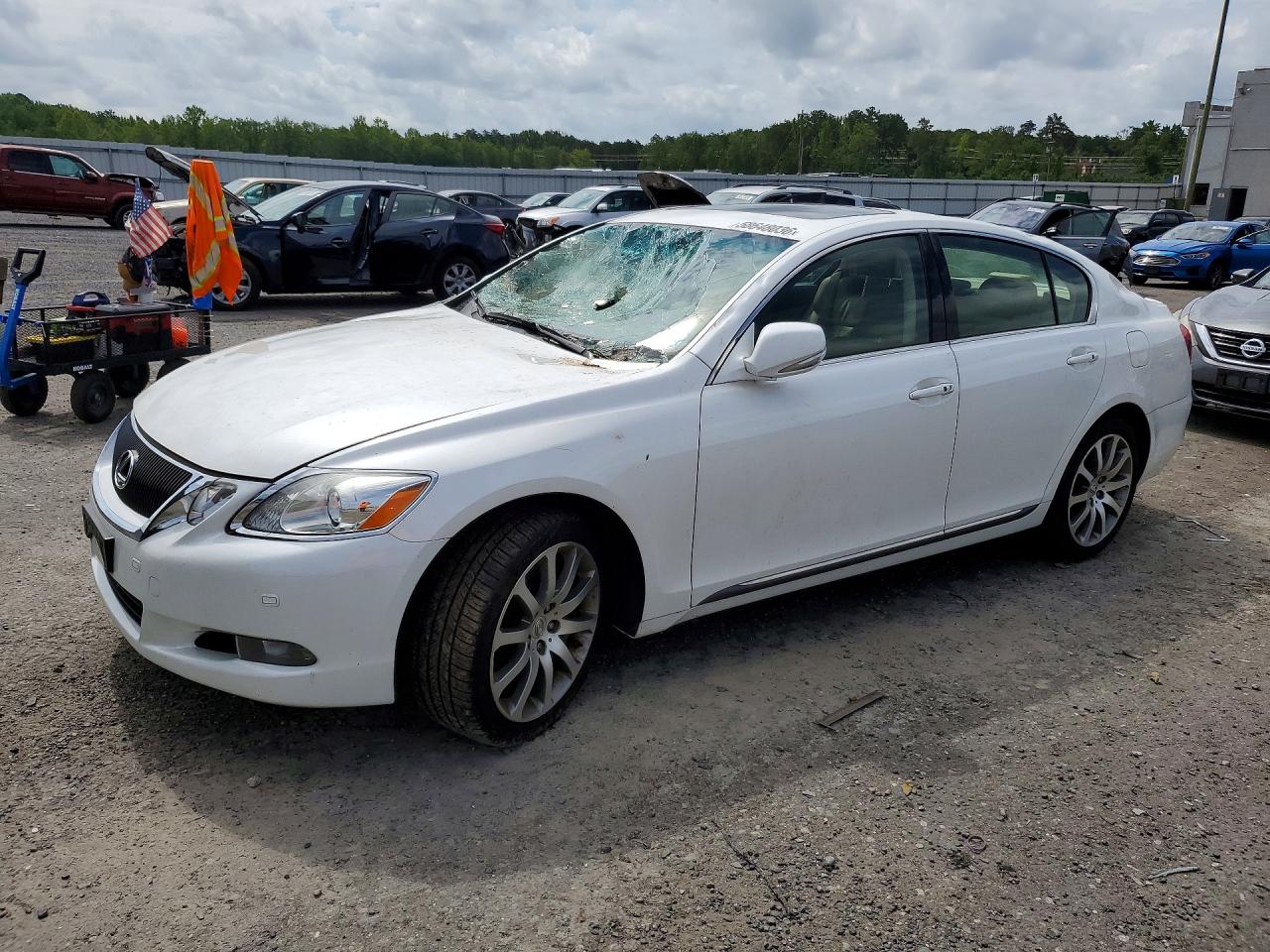 2009 Lexus Gs 350 White vin: JTHCE96S090022149