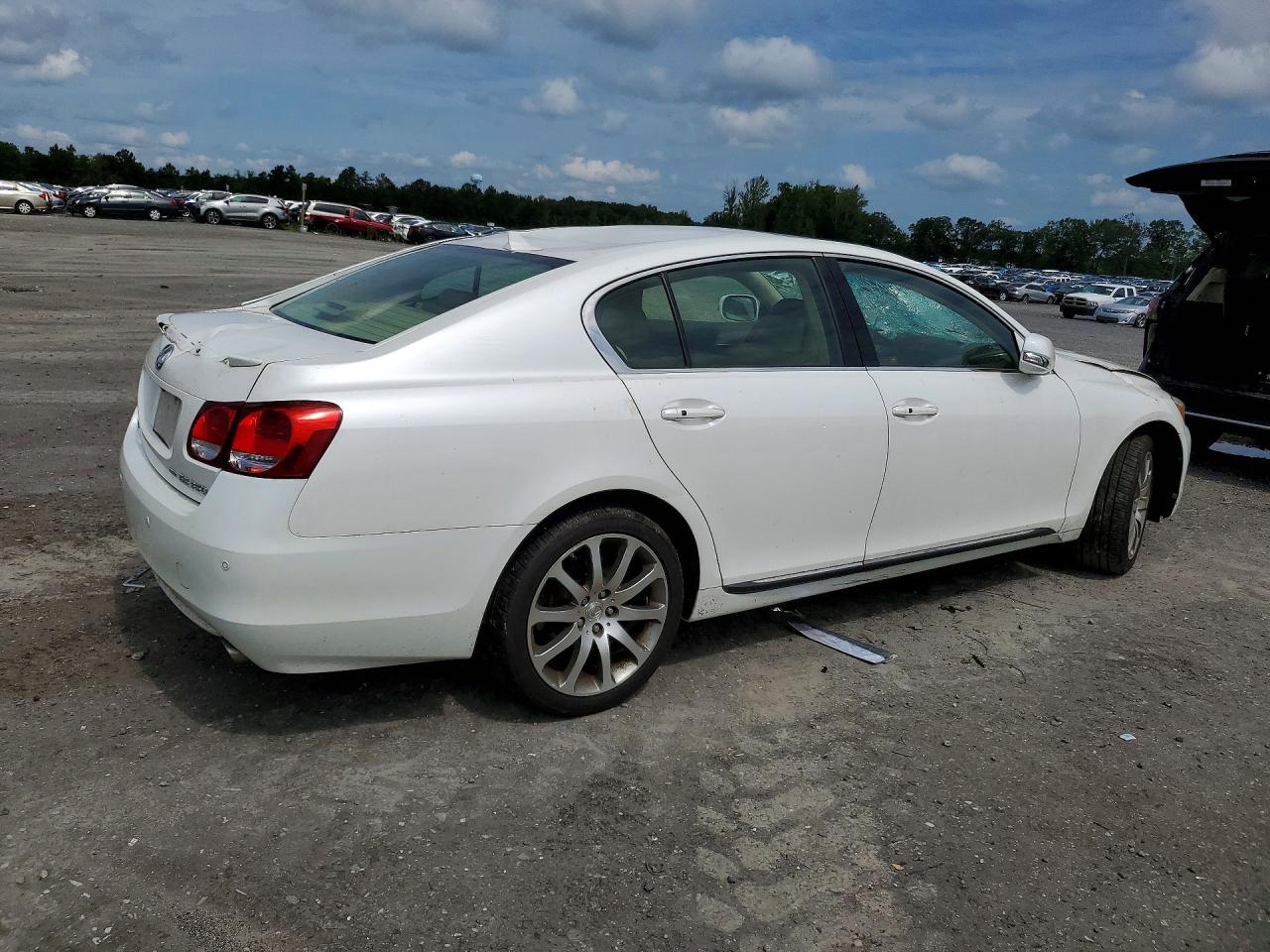 2009 Lexus Gs 350 White vin: JTHCE96S090022149