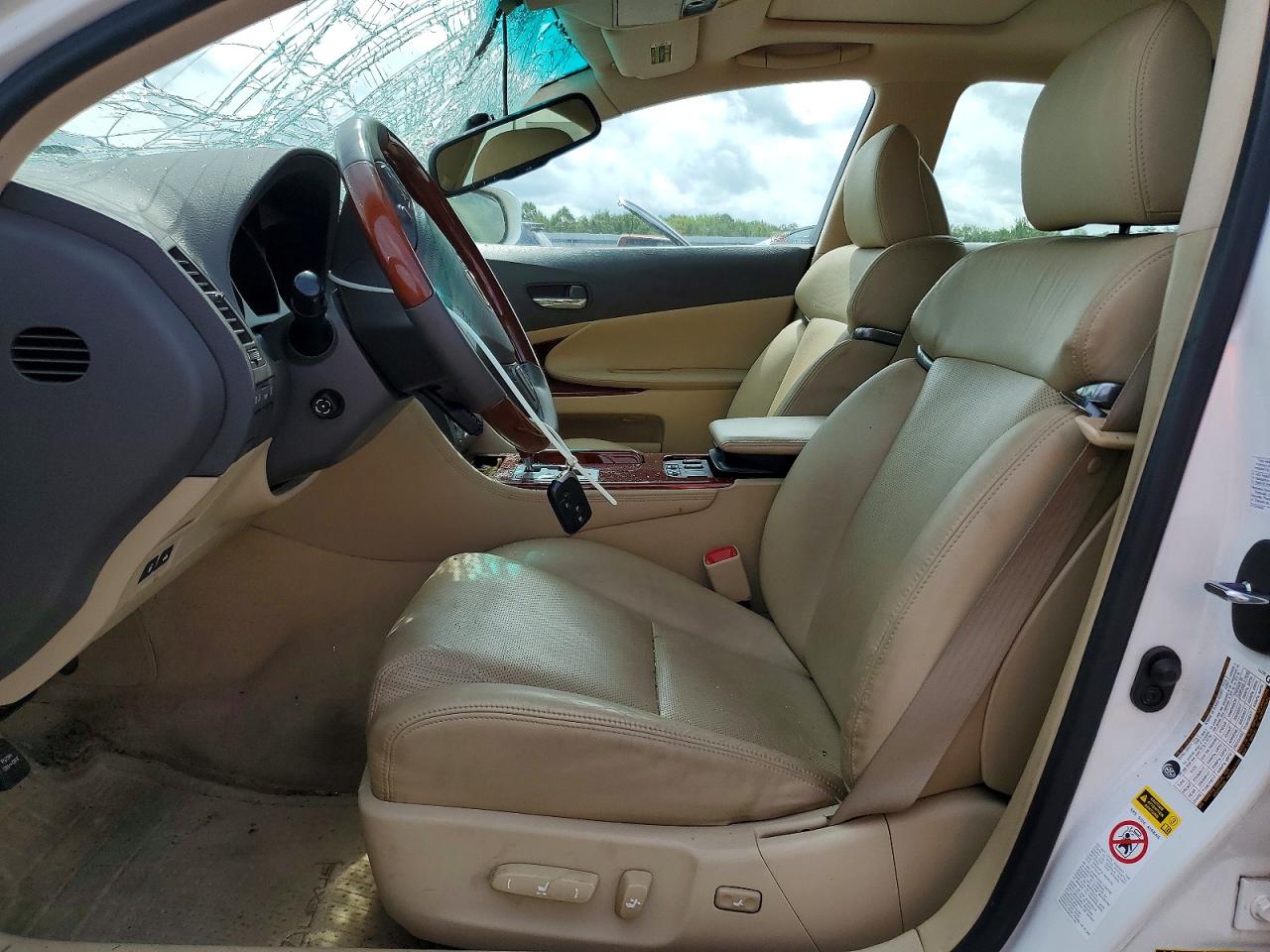 2009 Lexus Gs 350 White vin: JTHCE96S090022149